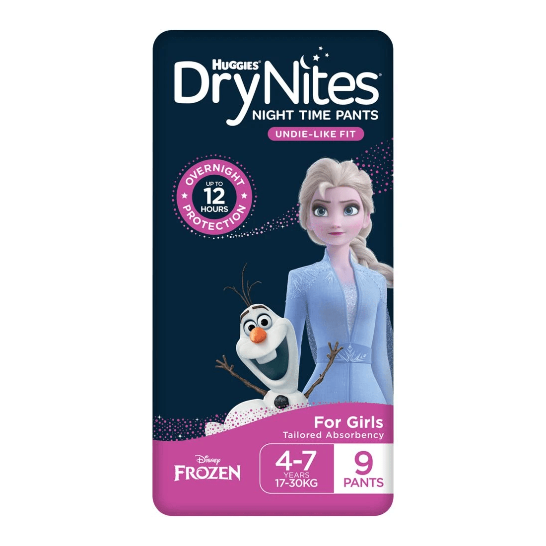 2 Huggies Pyjama Pants Size 4 Girl 27 Pack, 2 of 10