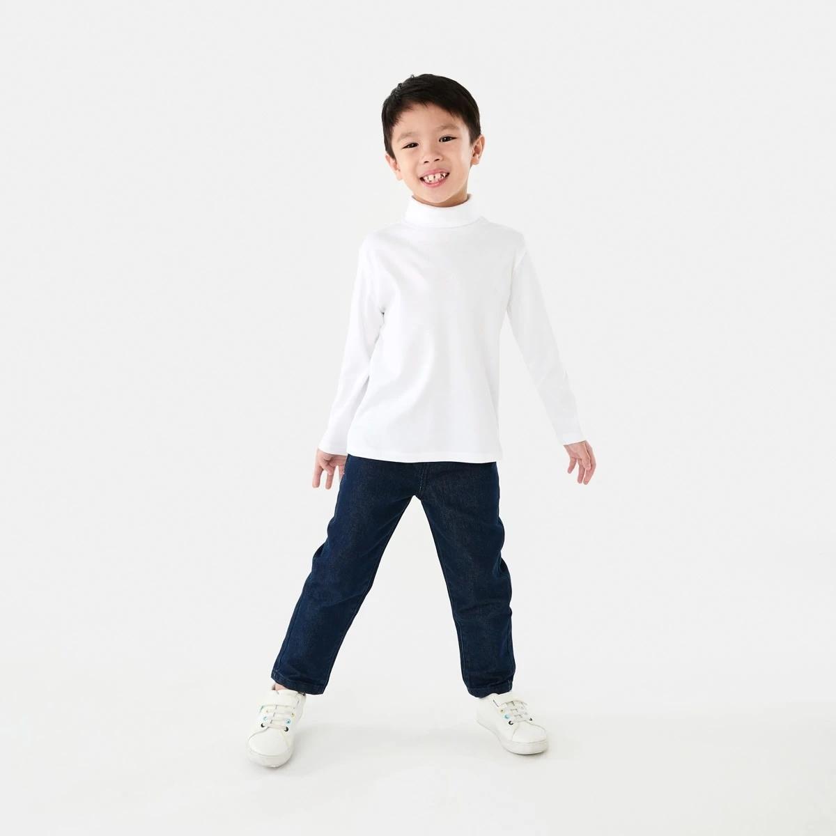 5 Long Sleeve Skivvy Top White, 5 of 8