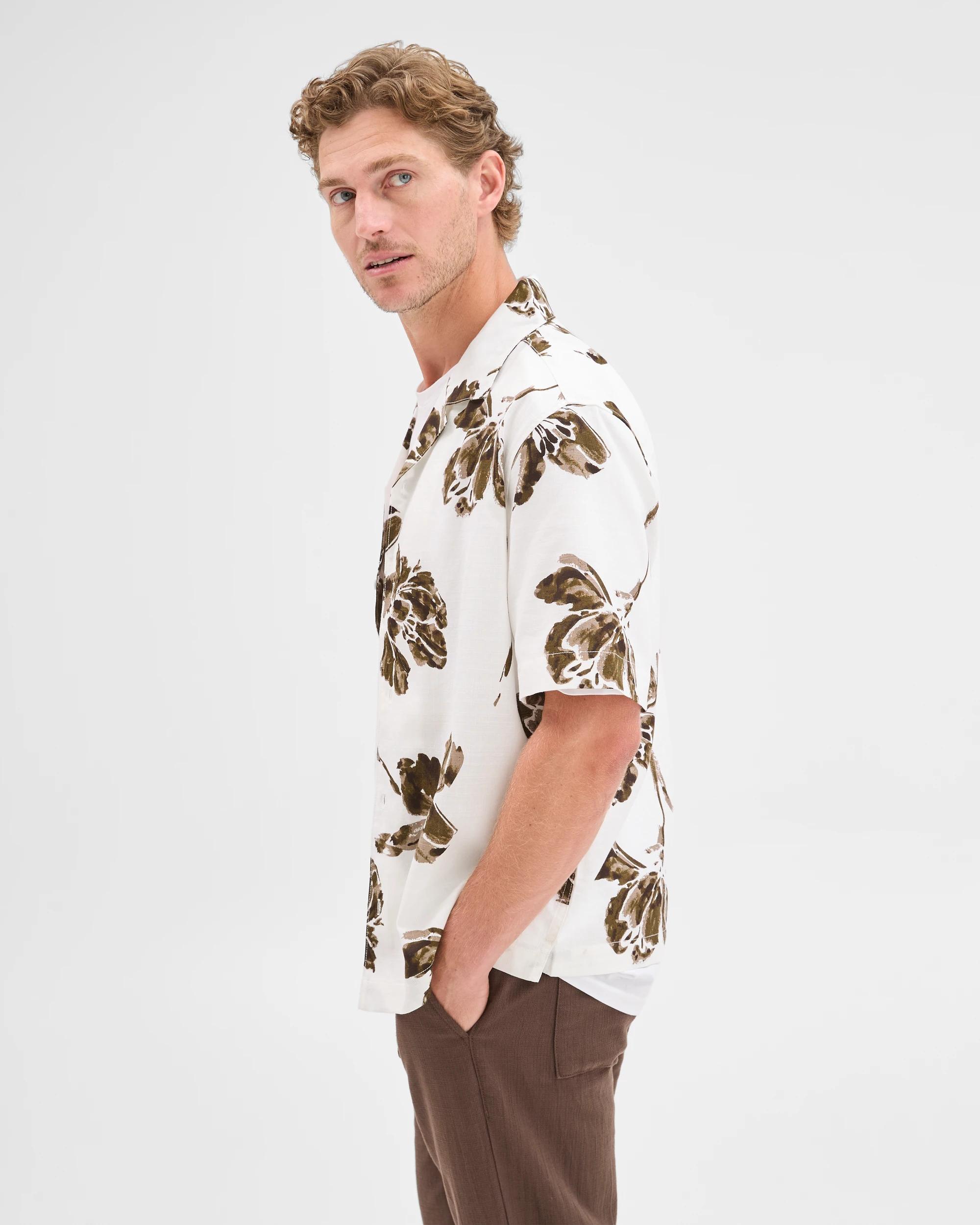 5 Preview Short Sleeve Resort Shirt NEUTRAL, 5 of 8