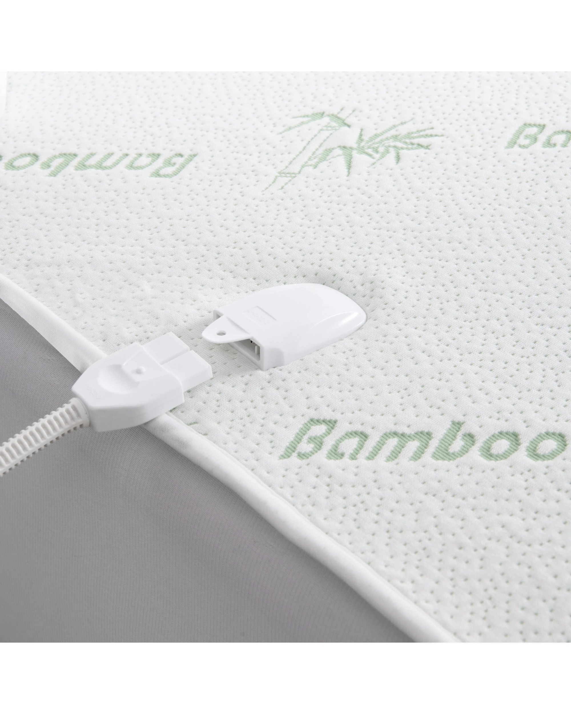 8 Dreamaker Waterproof Bamboo Electric Blanket - Queen Bed - White, 8 of 8