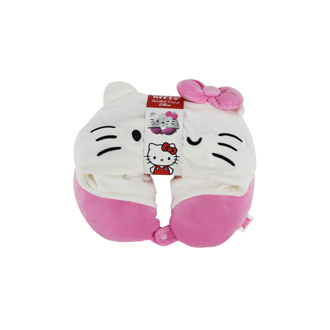 1 Hello Kitty Hooded Travel Pillow, 1 of 4