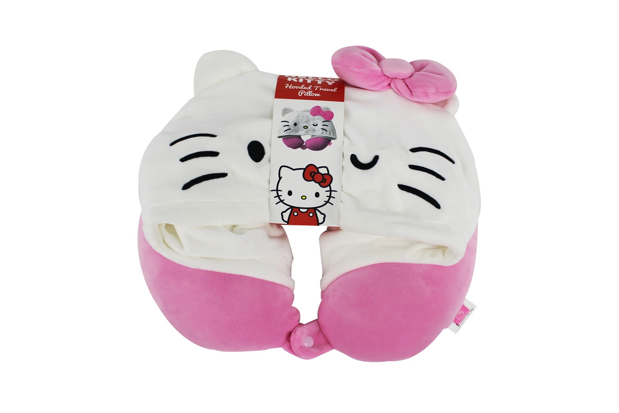 1 Hello Kitty Hooded Travel Pillow, 1 of 5