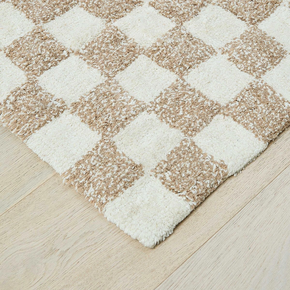 4 Checkerboard Rug - Beige, Large - 235cm x 160cm, 4 of 7