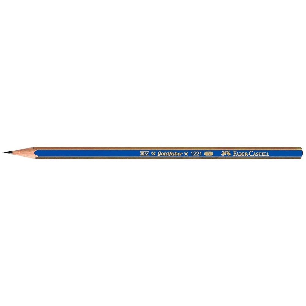 1 Faber-Castell Goldfaber Graphite Pencil B, 1 of 6