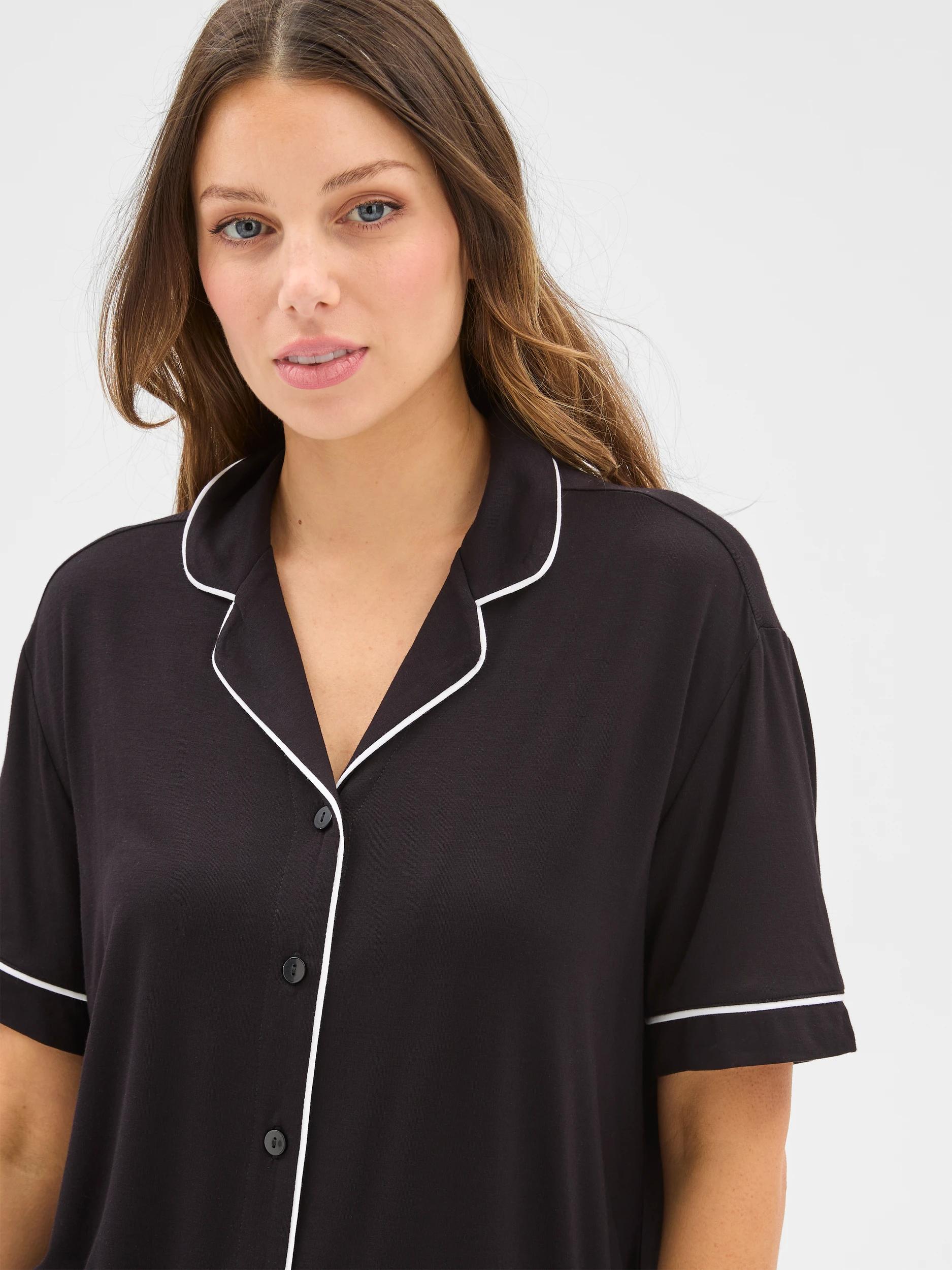 3 Target Soft Comfort Bamboo Pyjama Set BLACK, 3 of 5