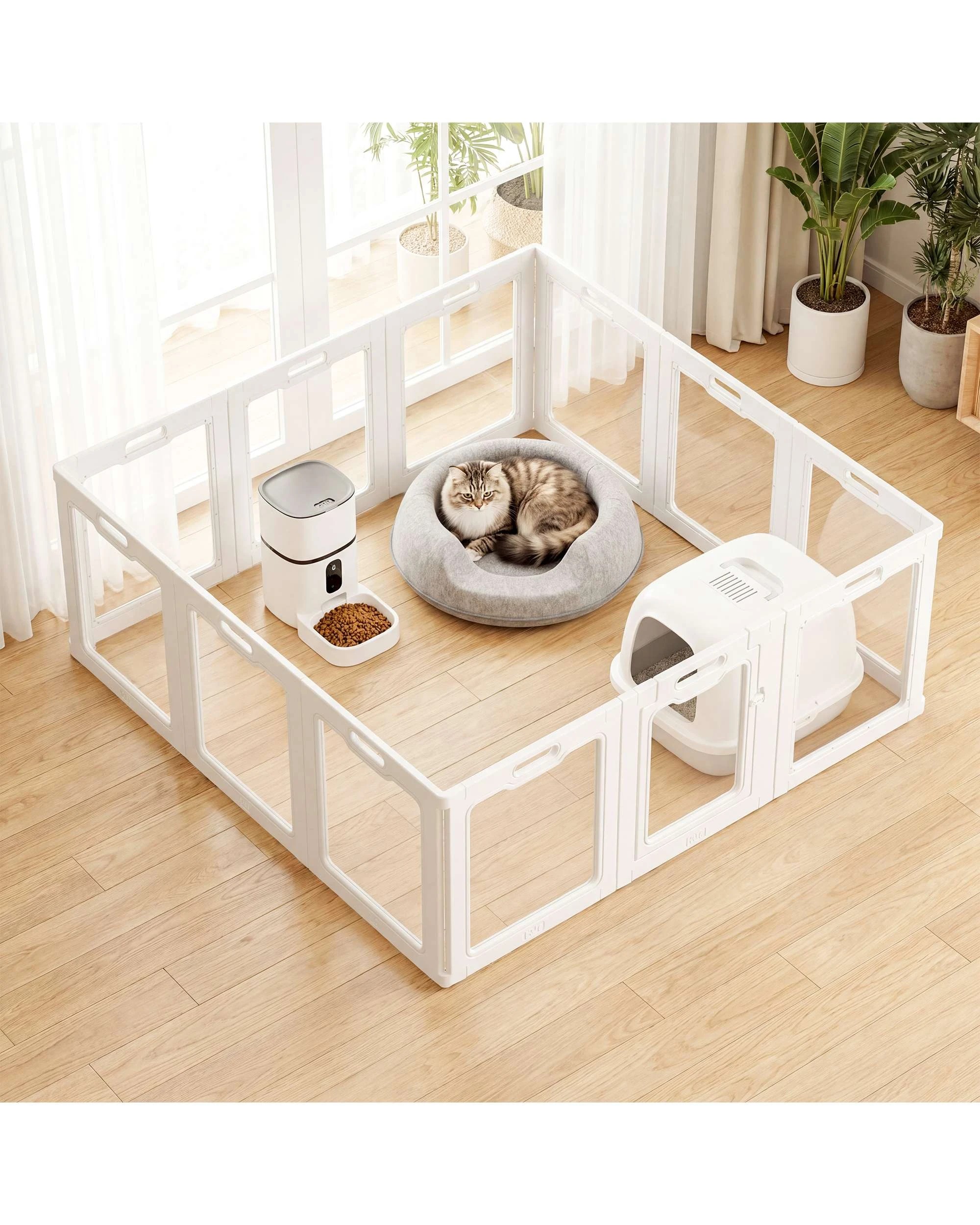 2 Advwin Pet Playpen DIY Small Animal Enclosure Rabbit Hutch, 2 of 9