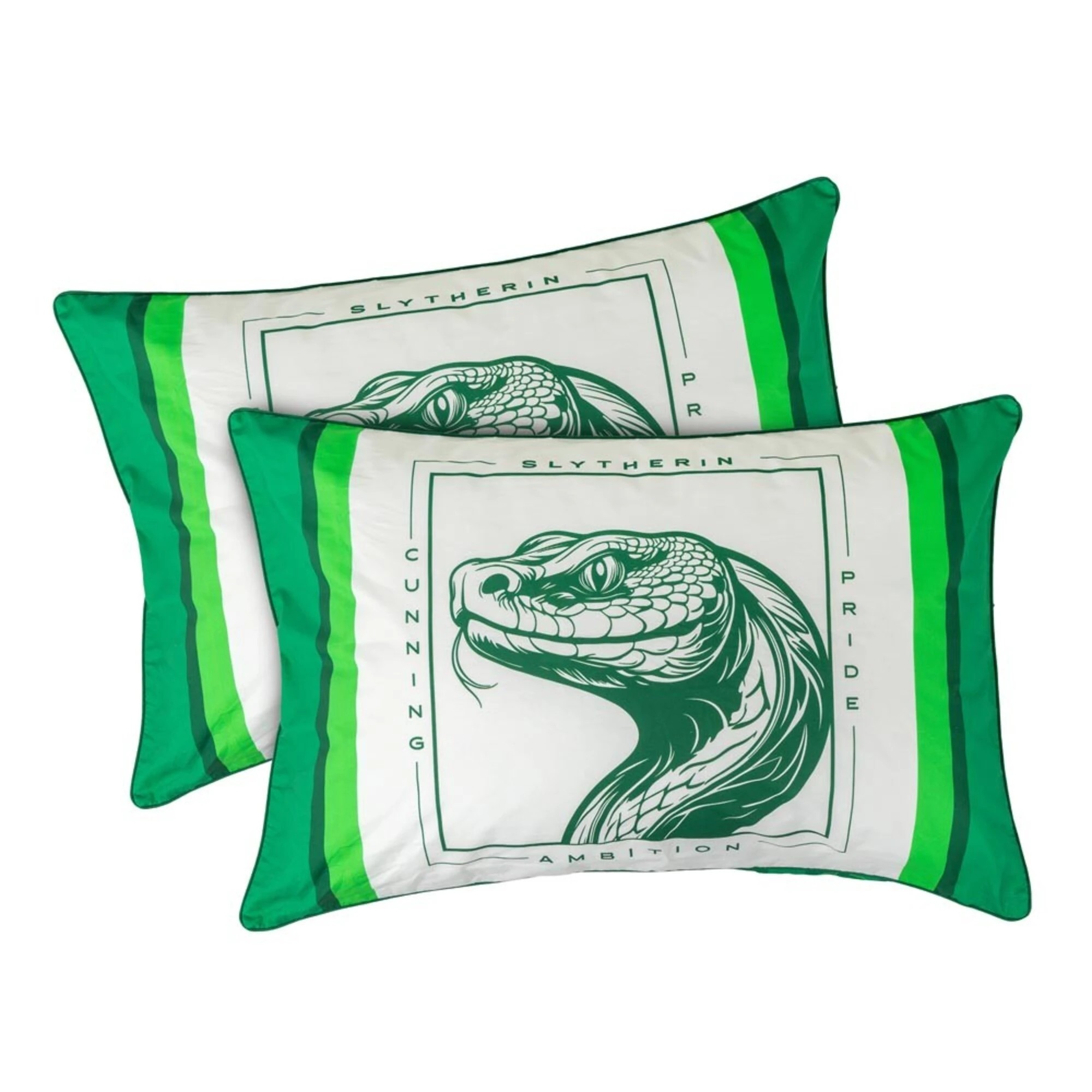 2 Harry Potter - Slytherin Portrait Checkered Pillowcase 2-Pack, 2 of 3