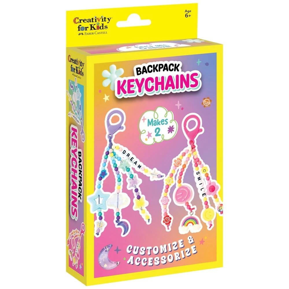 1 Creativity for Kids Backpack Keychains Mini Kit, 1 of 5