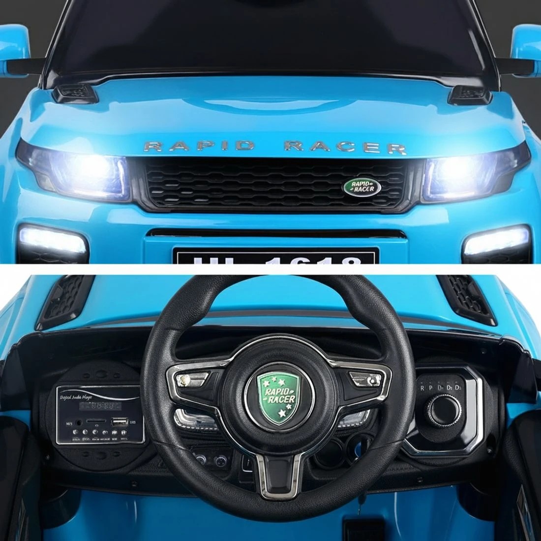 3 Rigo Kids Electric Ride On Car SUV Toy Cars Remote 12V - Blue, 3 of 8