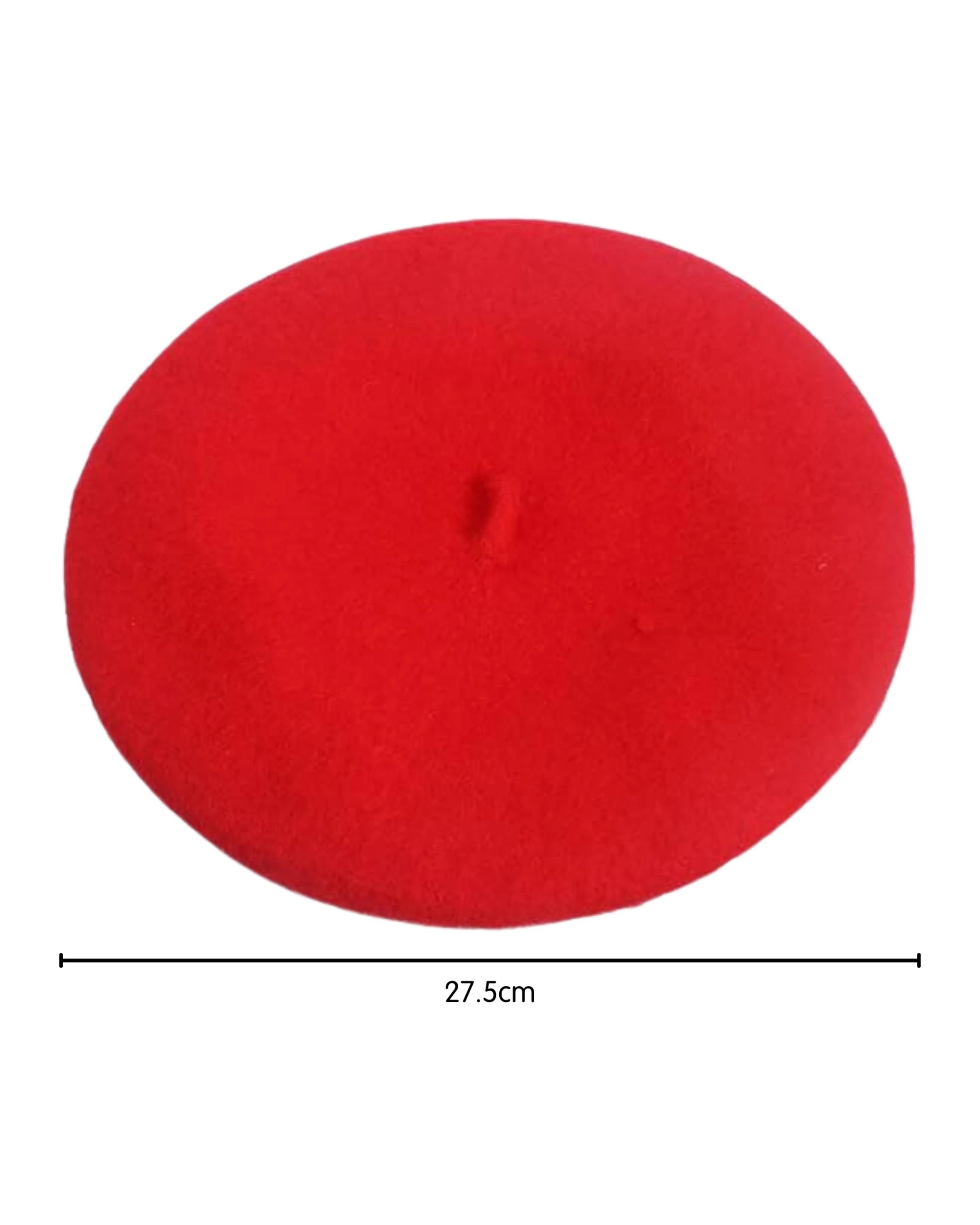 4 Partyrama Adult Red French Beret - Red, 4 of 4