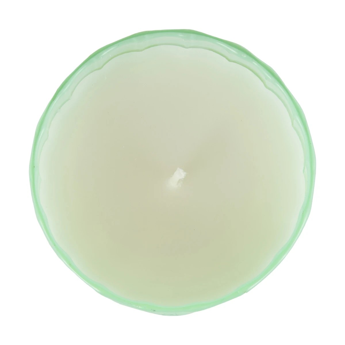 3 Coves of Capri Swirl Glass Candle - Green, 3 of 4