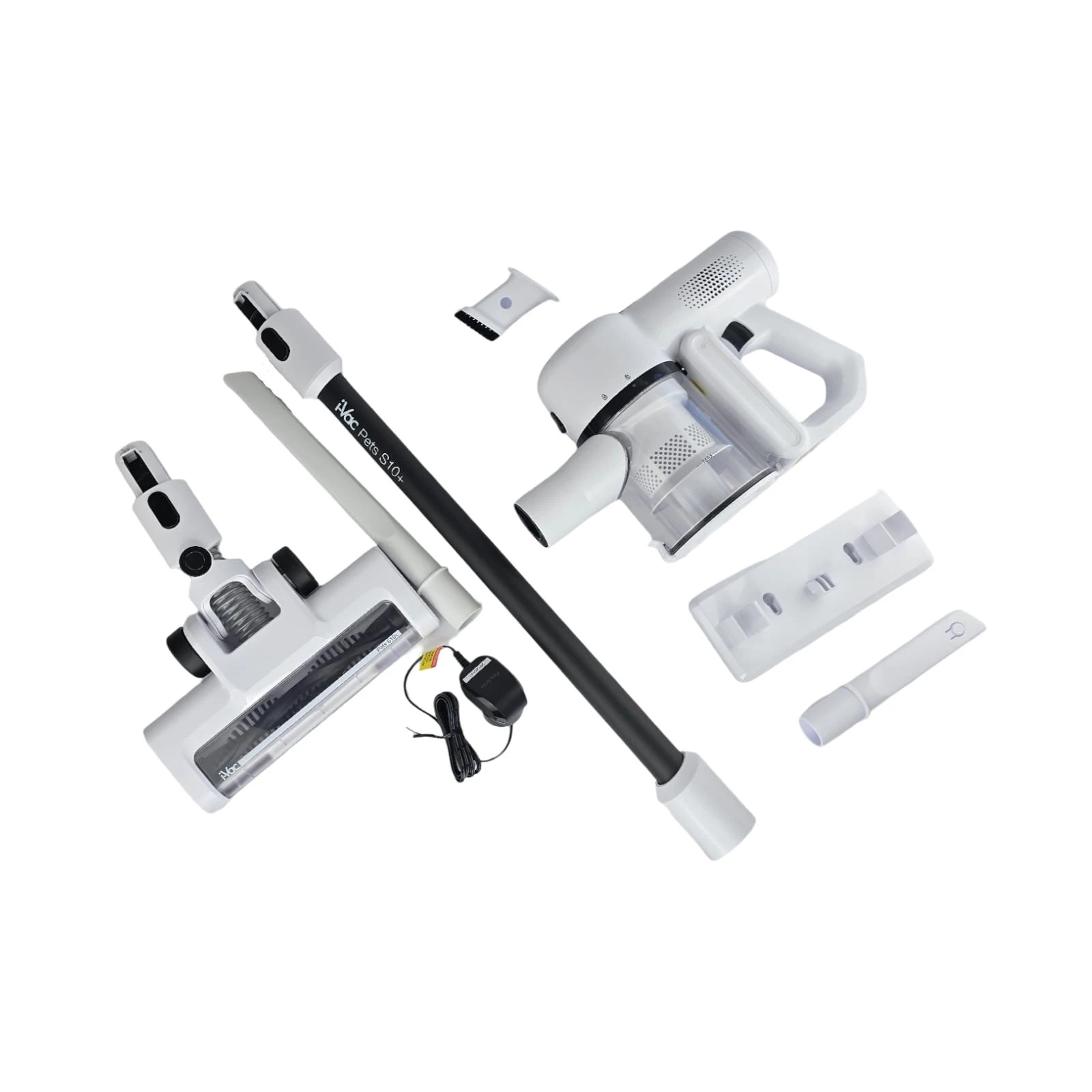 2 i-Vac Pets S10+ Lightweight Cordless Stick Vacuum Cleaner - Grey, 2 of 8