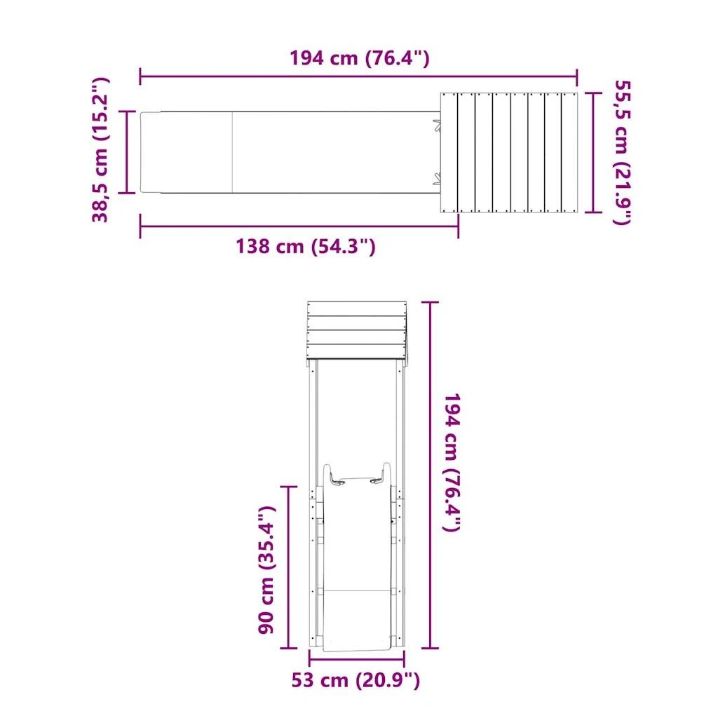 9 Vidaxl Playset - Brown, 9 of 9