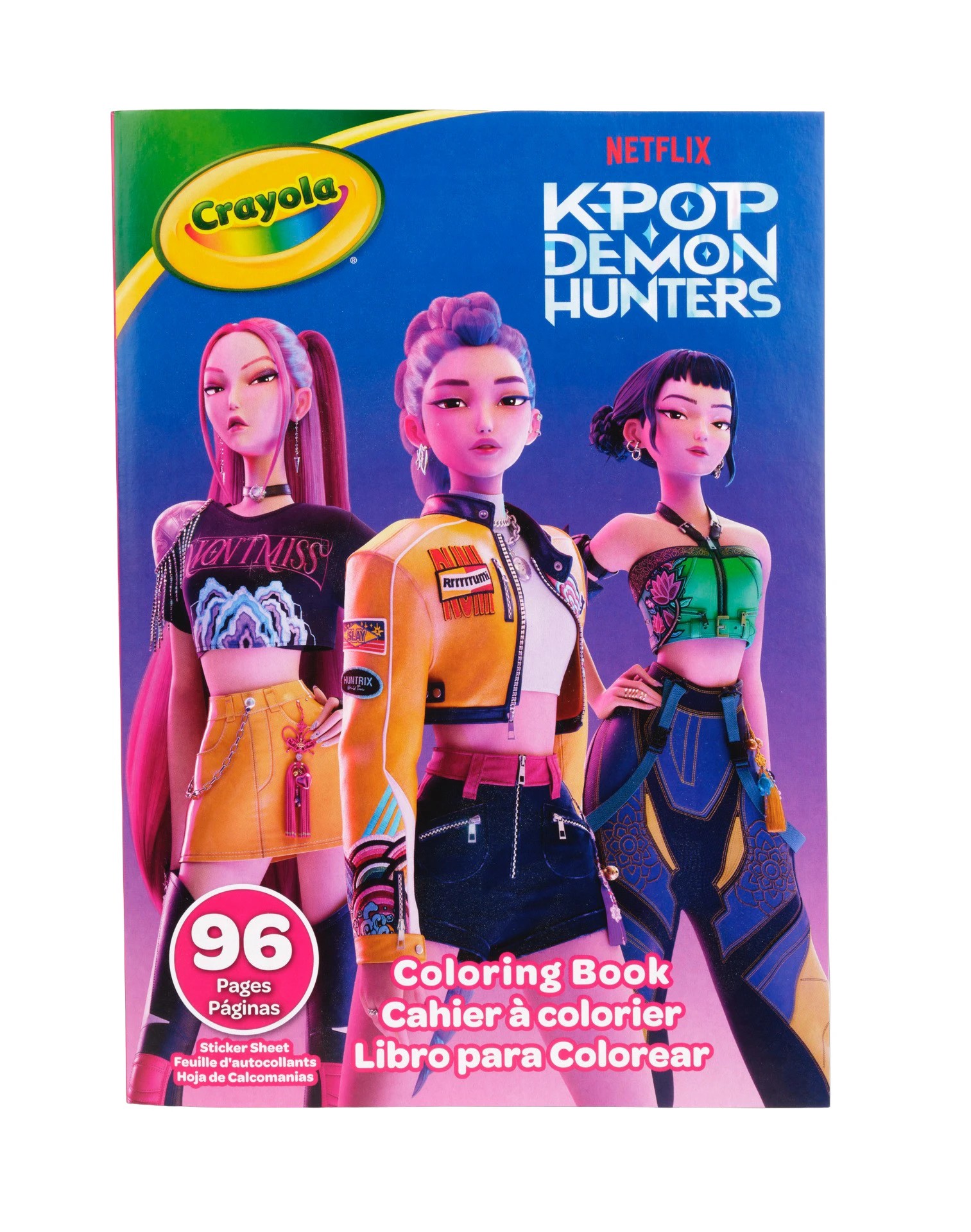 1 Crayola KPop Demon Hunters 96 Page Coloring Book, 1 of 8