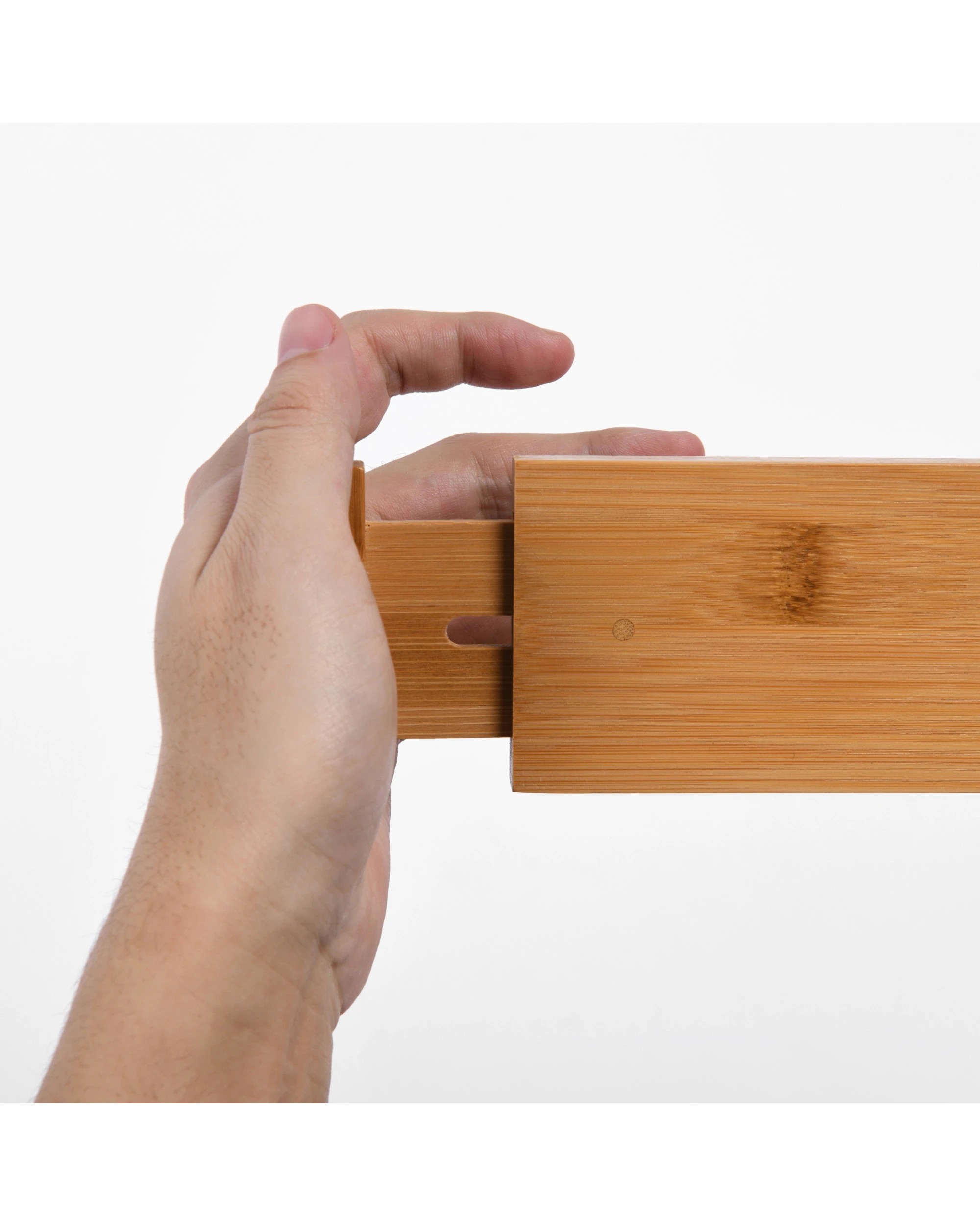 4 Takara Expandable Drawer Dividers Set-of-8 Small 31-44x6.5x1.6cm - Natural, 4 of 7