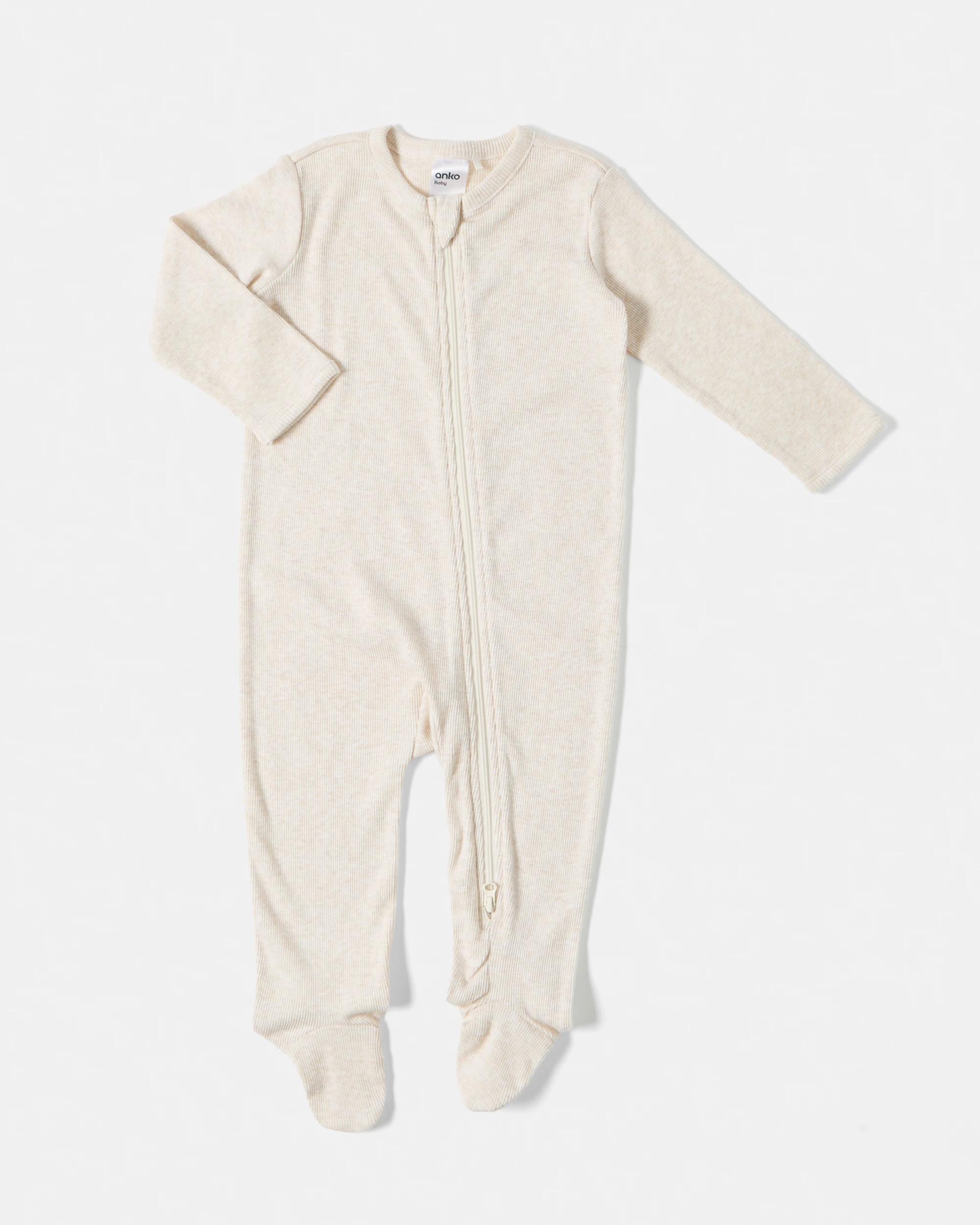 4 3 Pack Australian Cotton Coveralls Wht Anml, 4 of 8