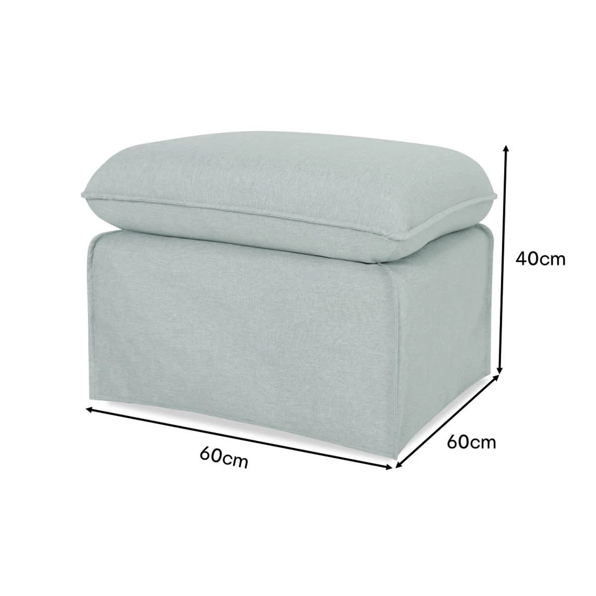 10 Winston Ottoman - Green, 10 of 10