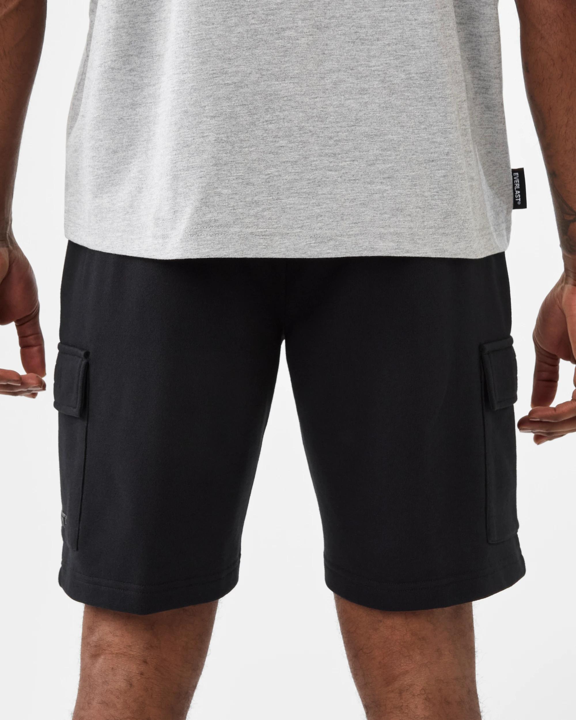 3 Everlast Mens Street Cargo Shorts Black, 3 of 8