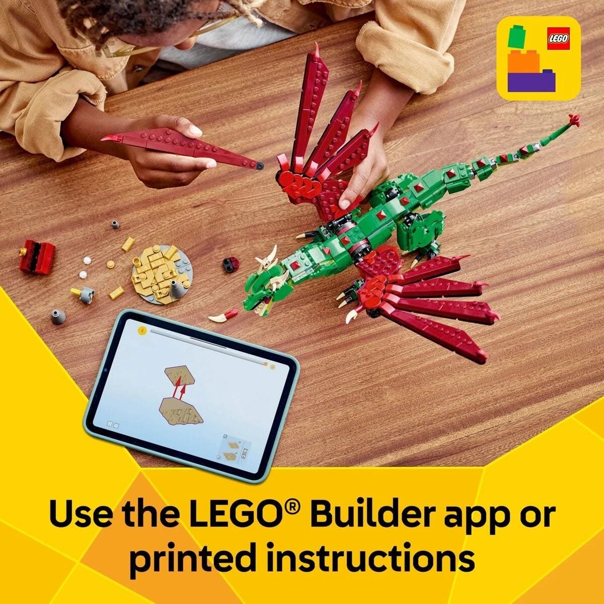 9 LEGO Creator Medieval Dragon 31161, 9 of 10