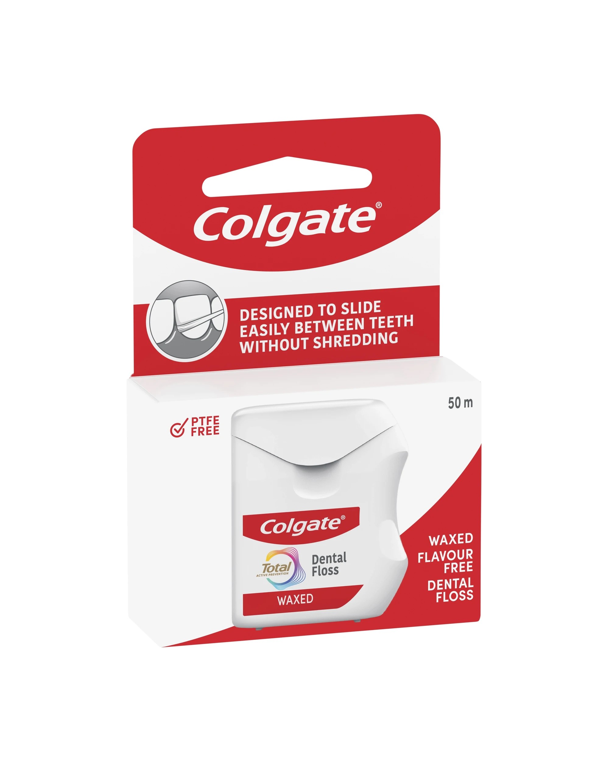 2 Colgate Total Waxed Dental Floss 50m, 2 of 10