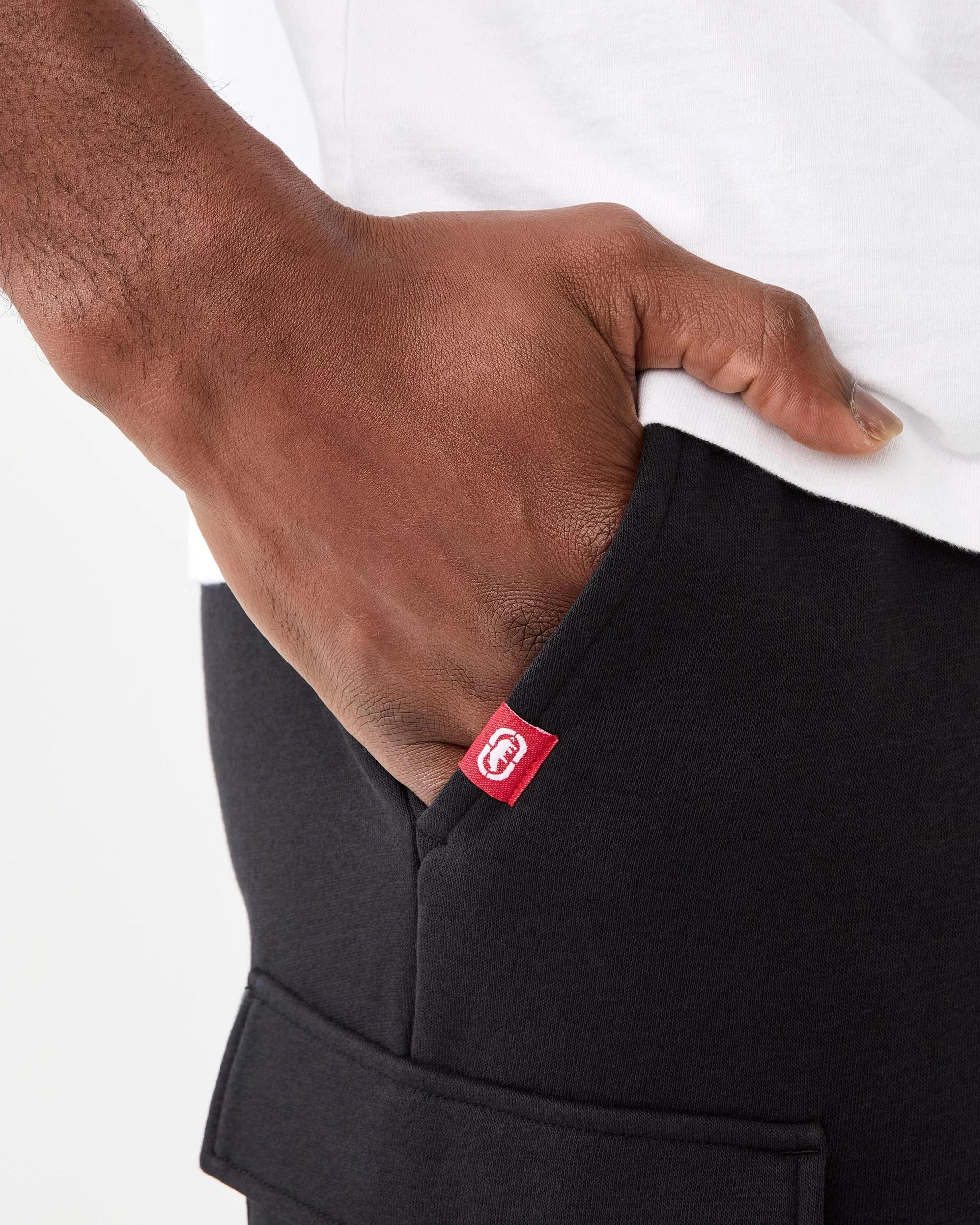 4 Ecko License Fleece Shorts Black, 4 of 7