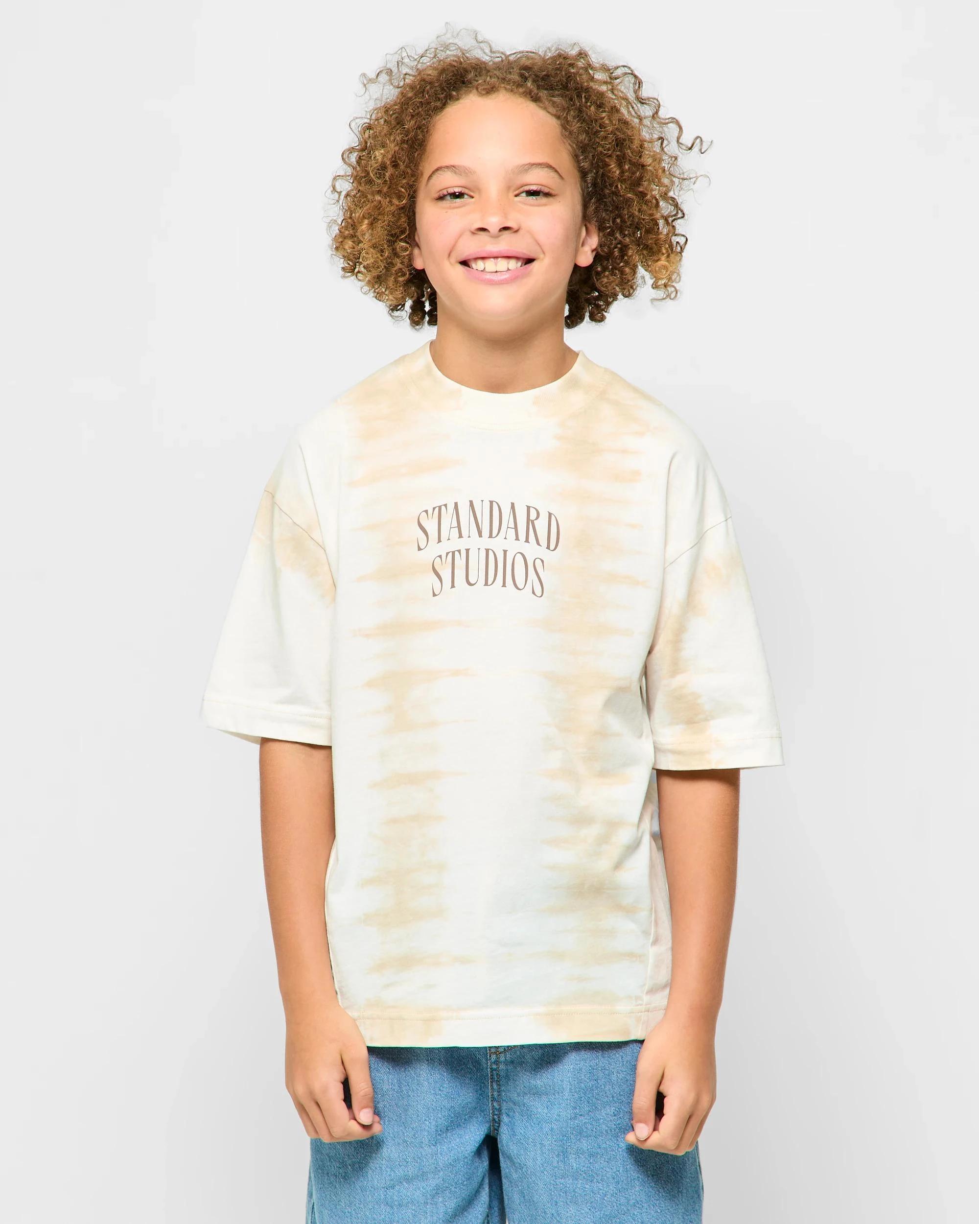 1 Target Australian Cotton Oversized Washed T-shirt NEUTRAL, 1 of 5