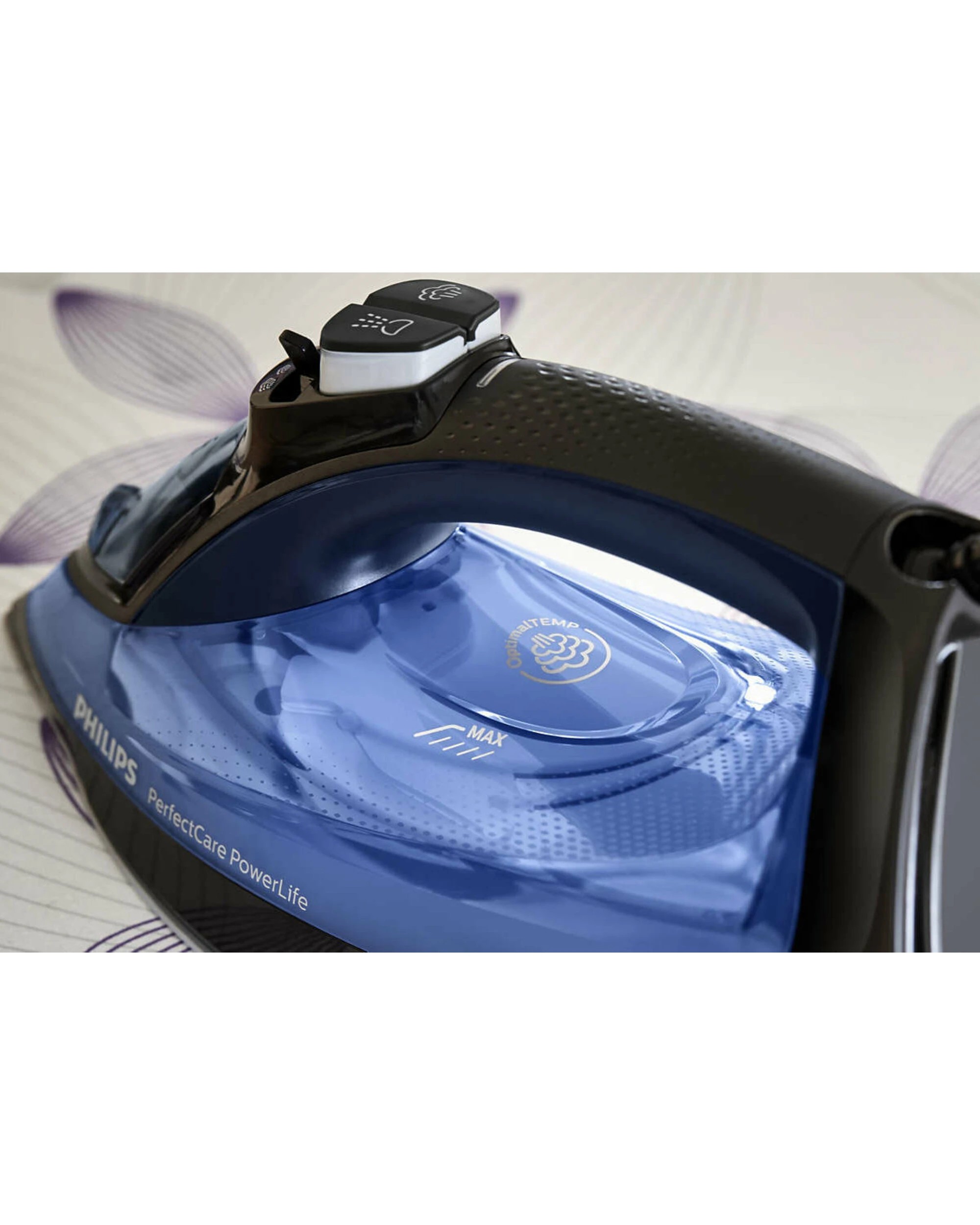 3 Philips PerfectCare PowerLife Steam Iron Blue, 3 of 5