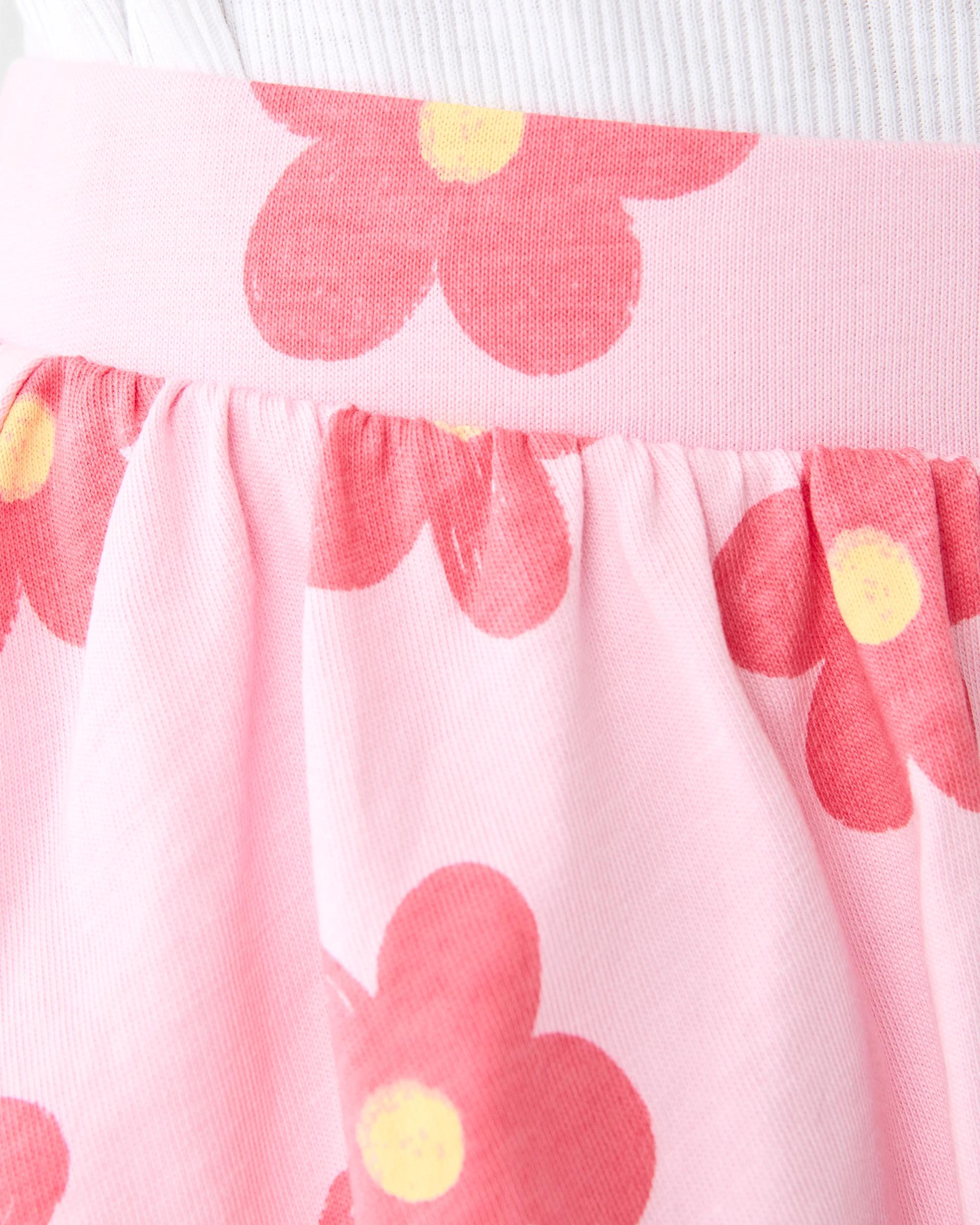 3 Printed Skort Pnk Floral, 3 of 7