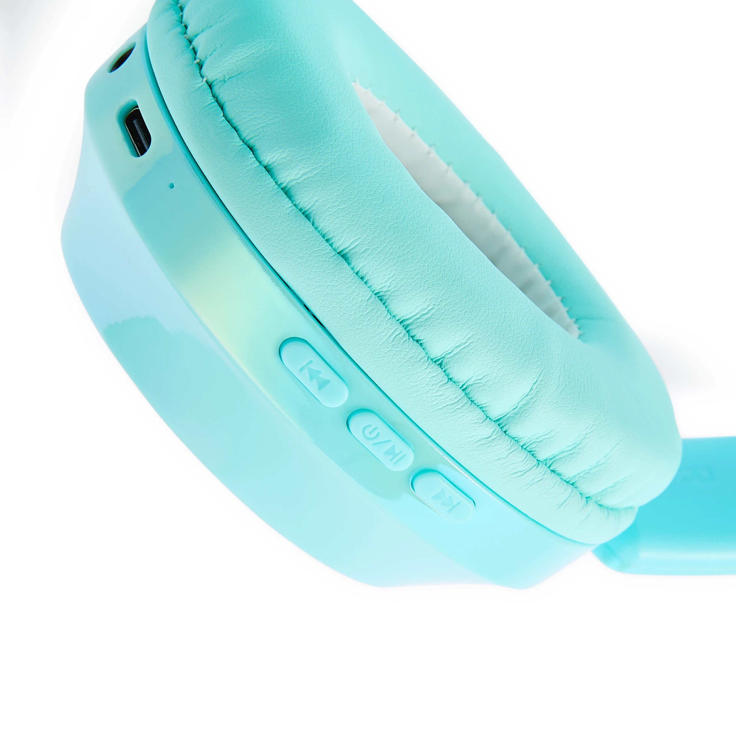 8 Iridescent Wireless Headphones - Blue, 8 of 10
