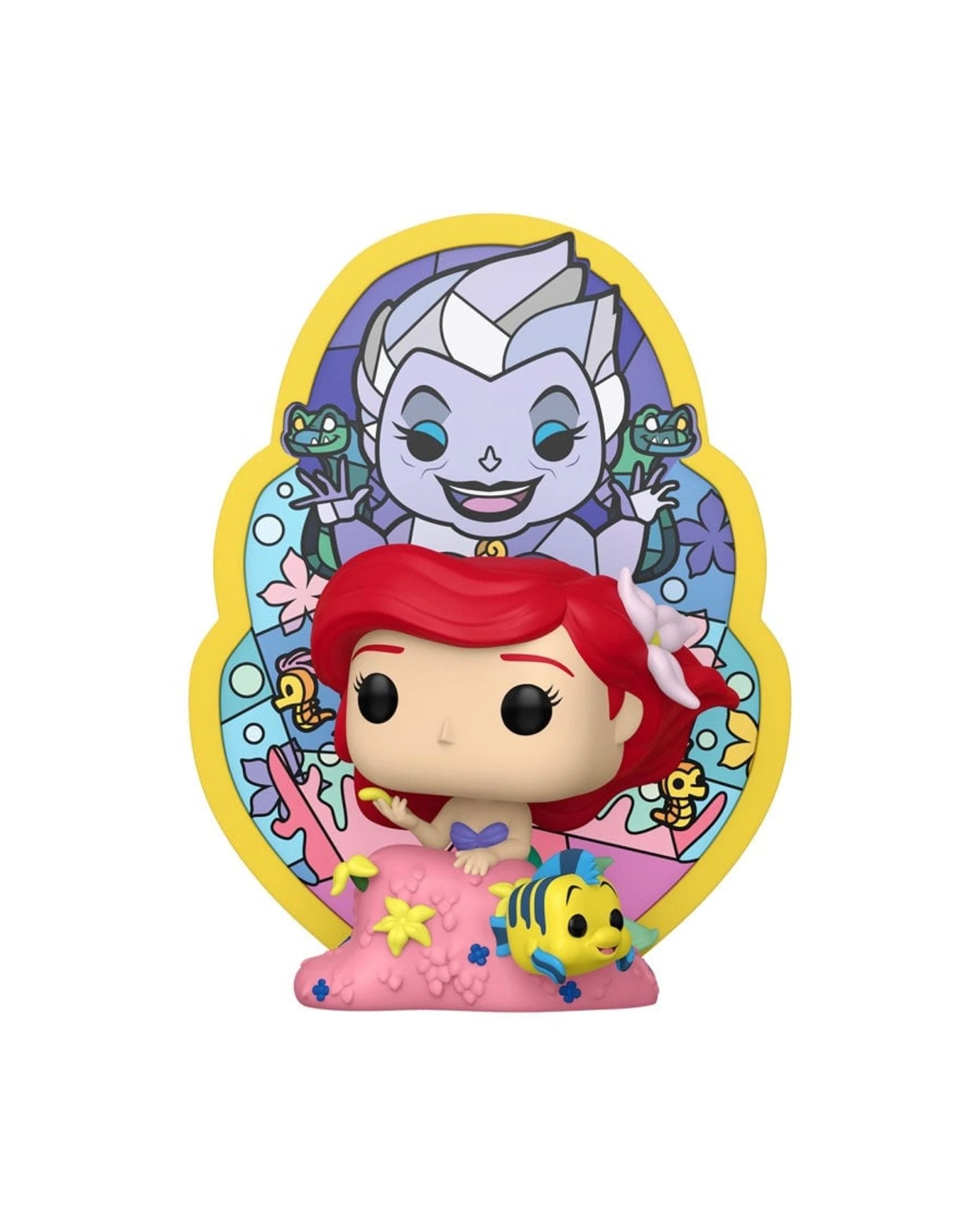 2 The Little Mermaid Ariel - Stained Glass -  Funko Deluxe POP! Vinyl, 2 of 3