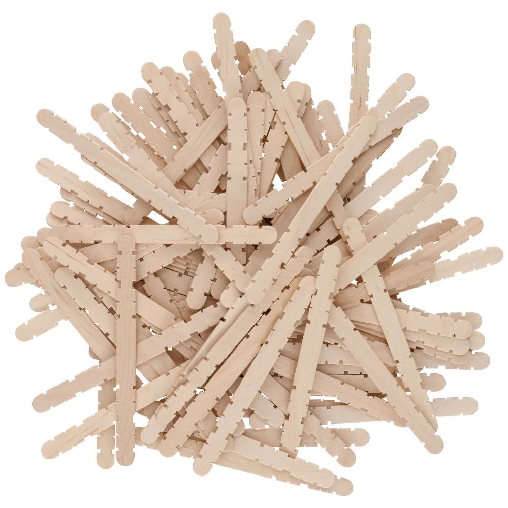 3 Kadink Wooden Construction Sticks Natural 100 Pack, 3 of 4