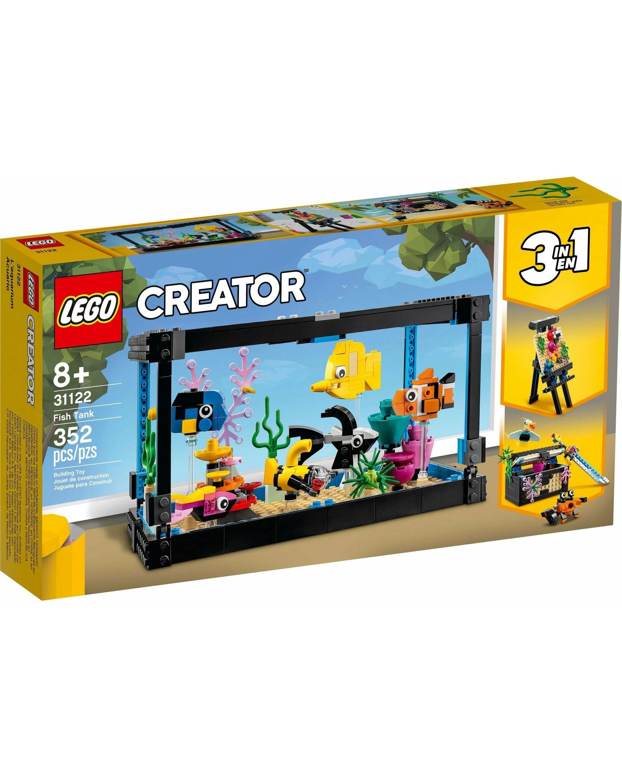 1 LEGO 31122 Creator 3in1 Fish Tank Playset, 1 of 5