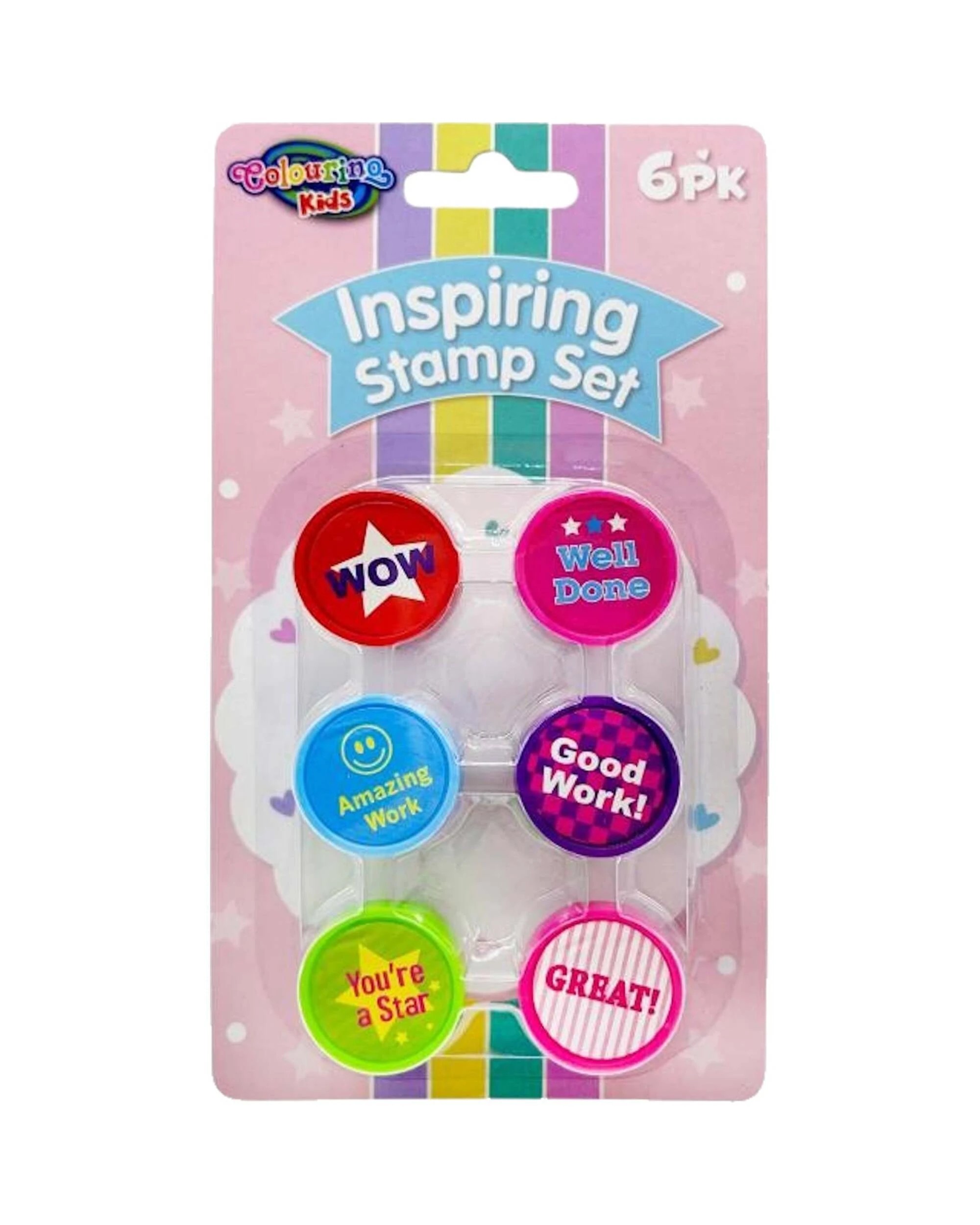 2 Durmaz Inspiring Coloured Stamps Pack of 6 - Multi, 2 of 3