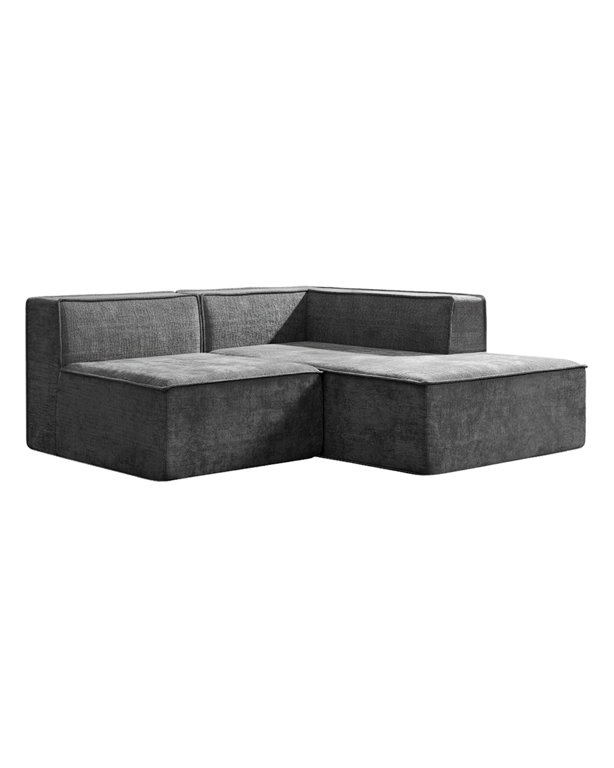 4 Sarantino Vani 3 Seater Modular Sofa Set - Grey, 4 of 7