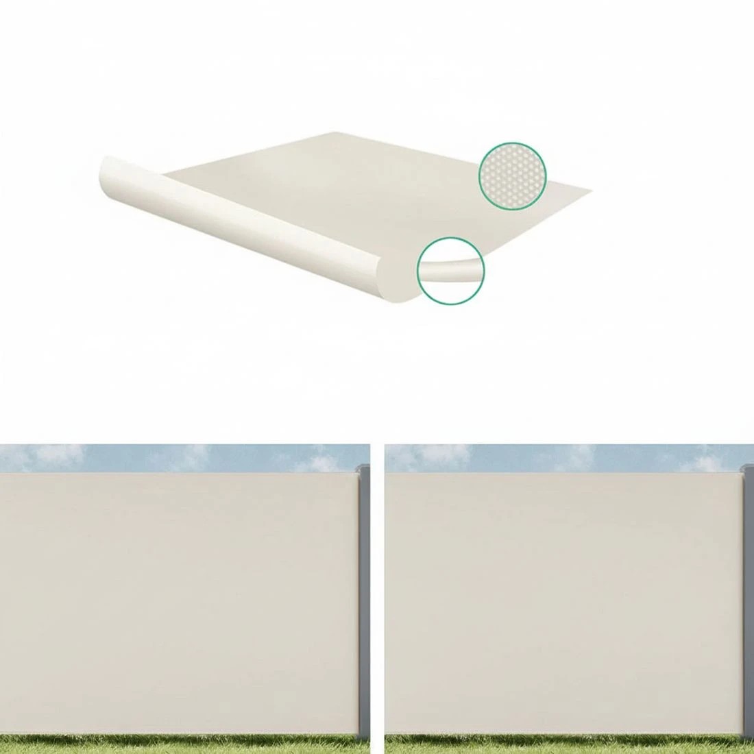 5 Instahut Side Awning Sun Shade Outdoor Blinds Retractable Screen 2X3M - White, 5 of 5