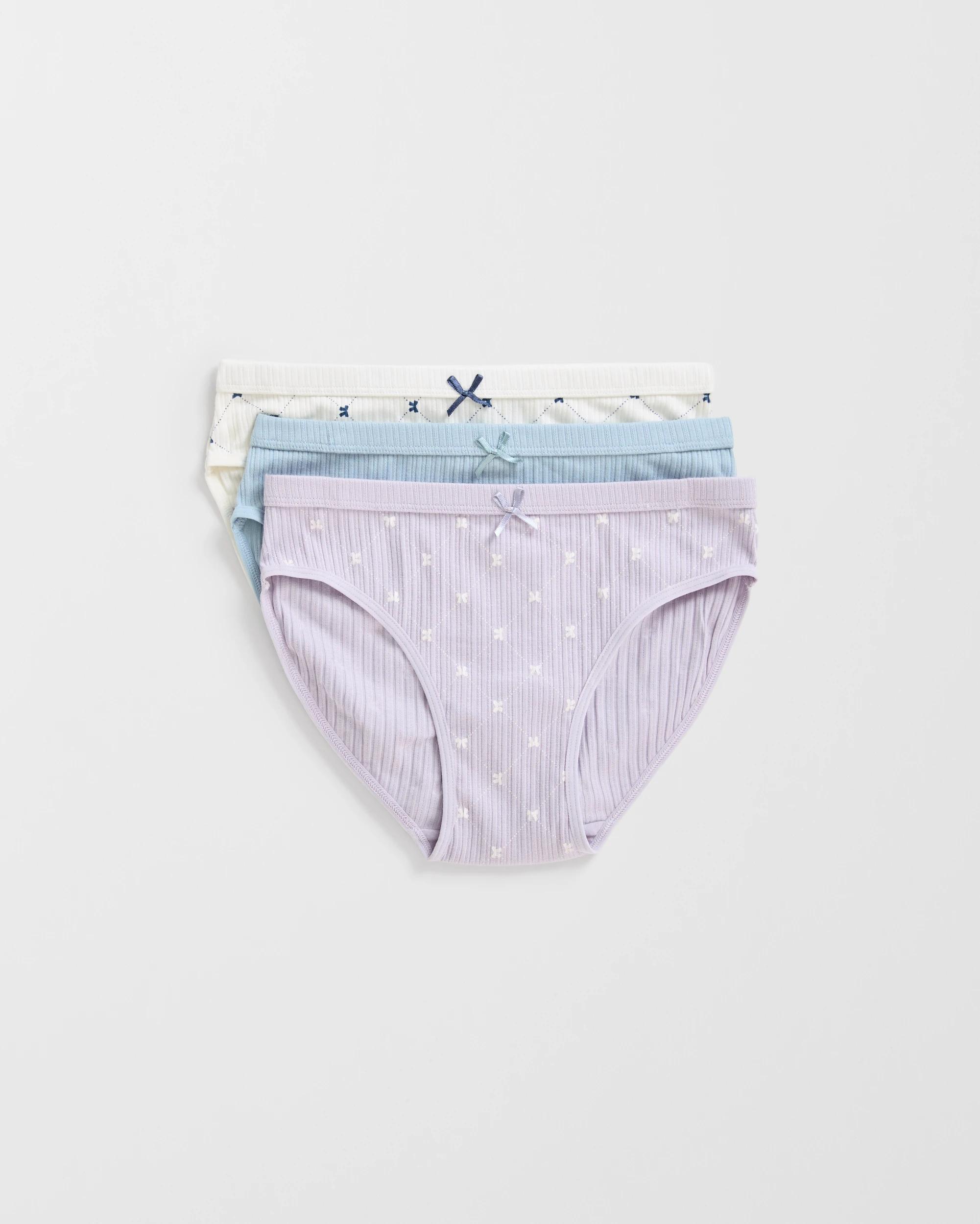1 Maxx Australian Cotton Blend 3 Pack Older Girls Briefs LILAC, 1 of 1