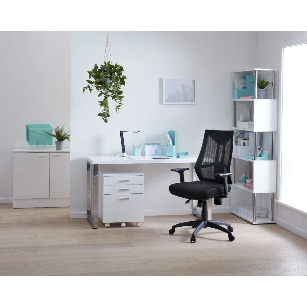 8 Contour Home Office Study 1400mm High Gloss Desk Desks, Tables and Workstations, 8 of 9