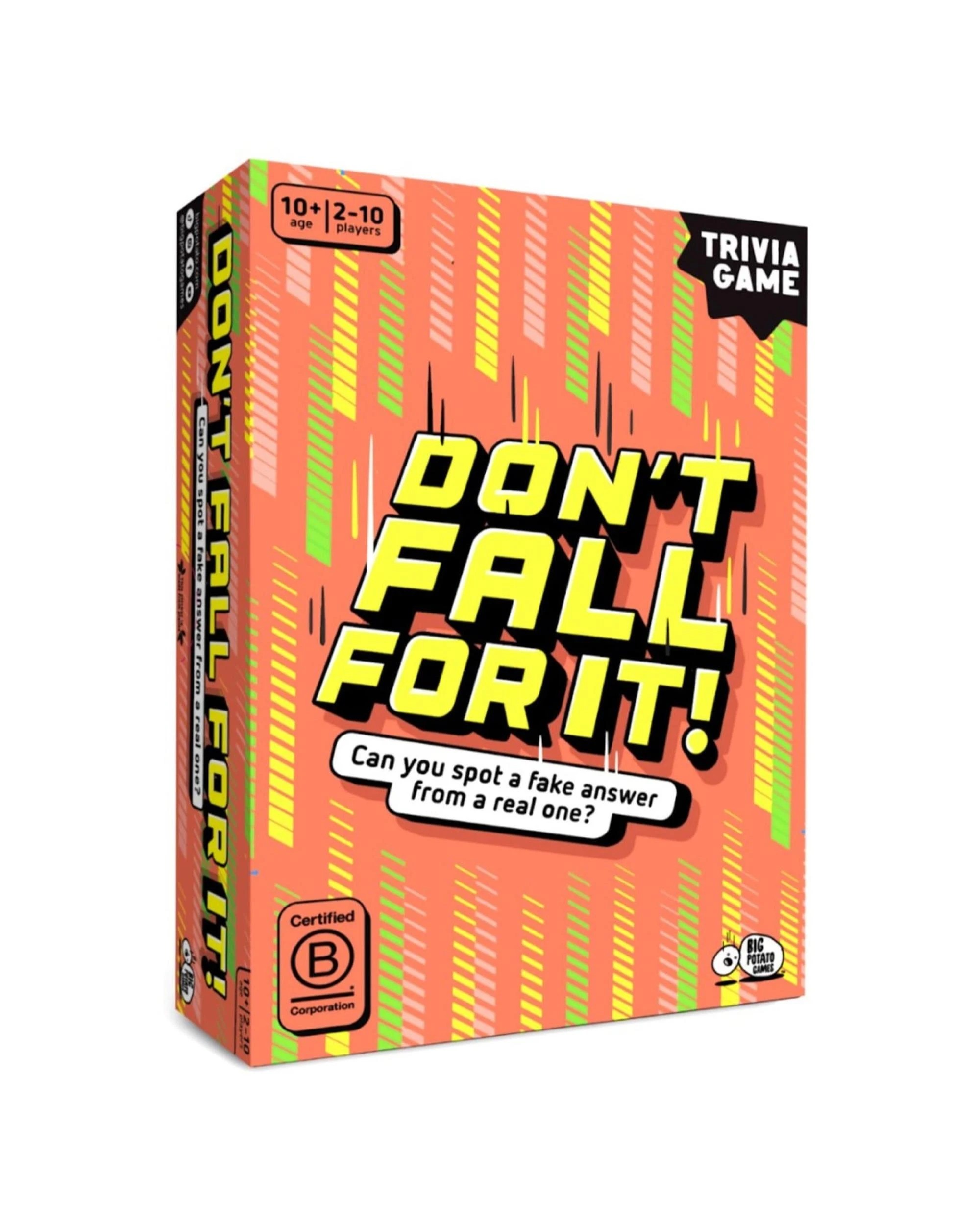 1 Don't Fall For It Card Game, 1 of 7