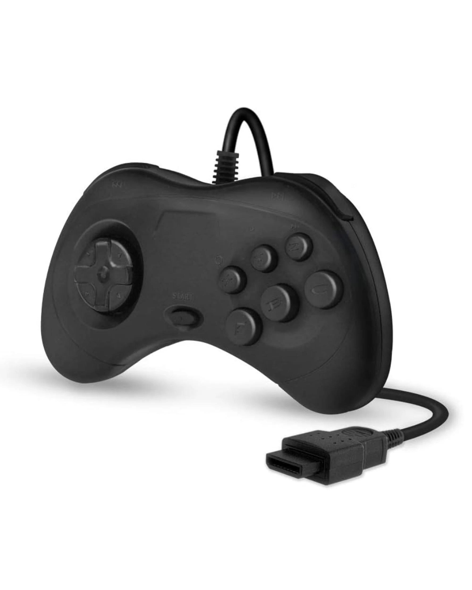 2 CirKa Classic Controller for Sega Saturn - Black, 2 of 2