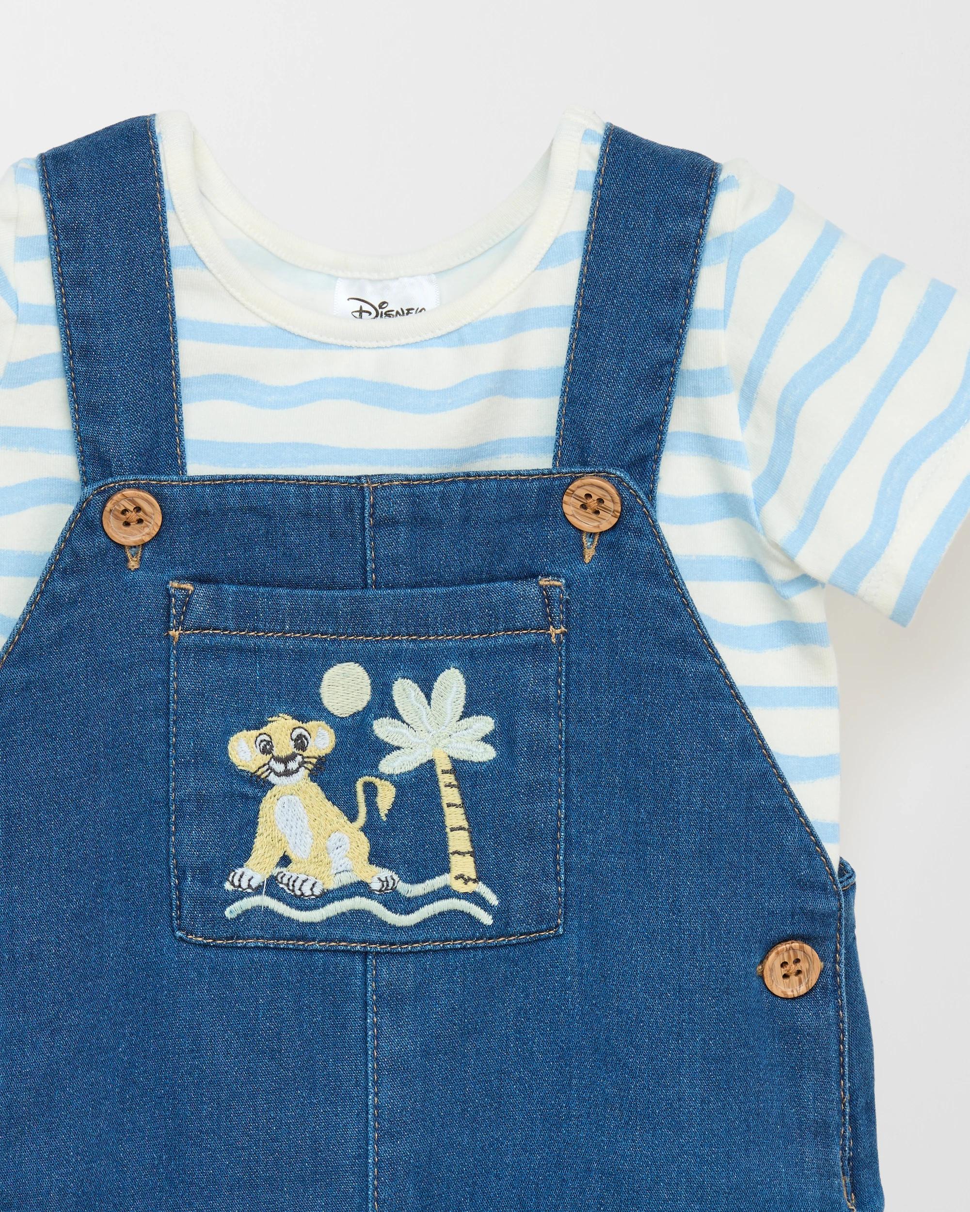 2 Disney Simba Baby Denim Shortfall 2 Piece Set SIMBA, 2 of 2