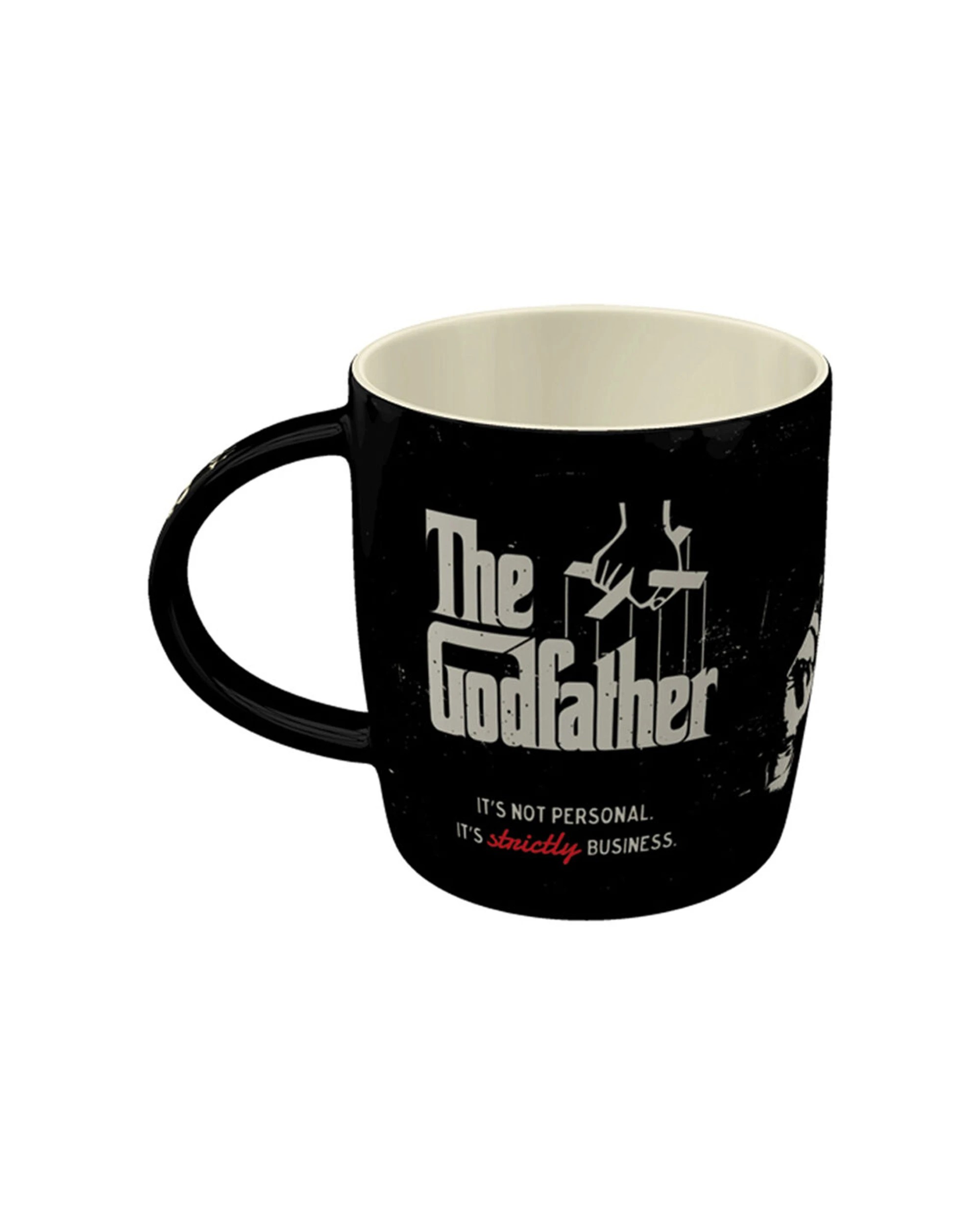 5 Nostalgic-Art 4PK Ceramic Mug 330ml Retro Design - The Godfather Strictly Business - Black, 5 of 6