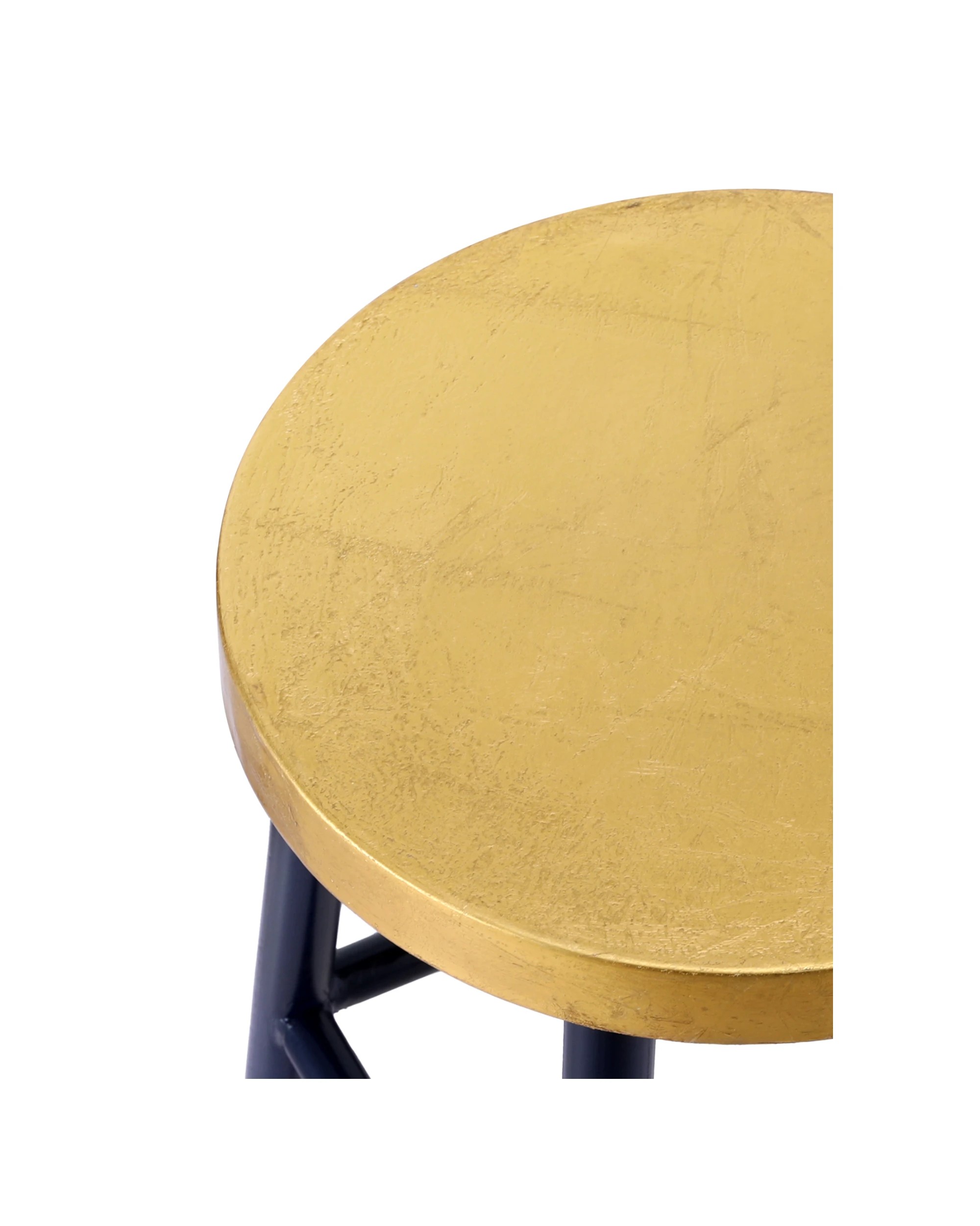 4 Artiss Bar Stools Metal Gold Navy - Multi, 4 of 7