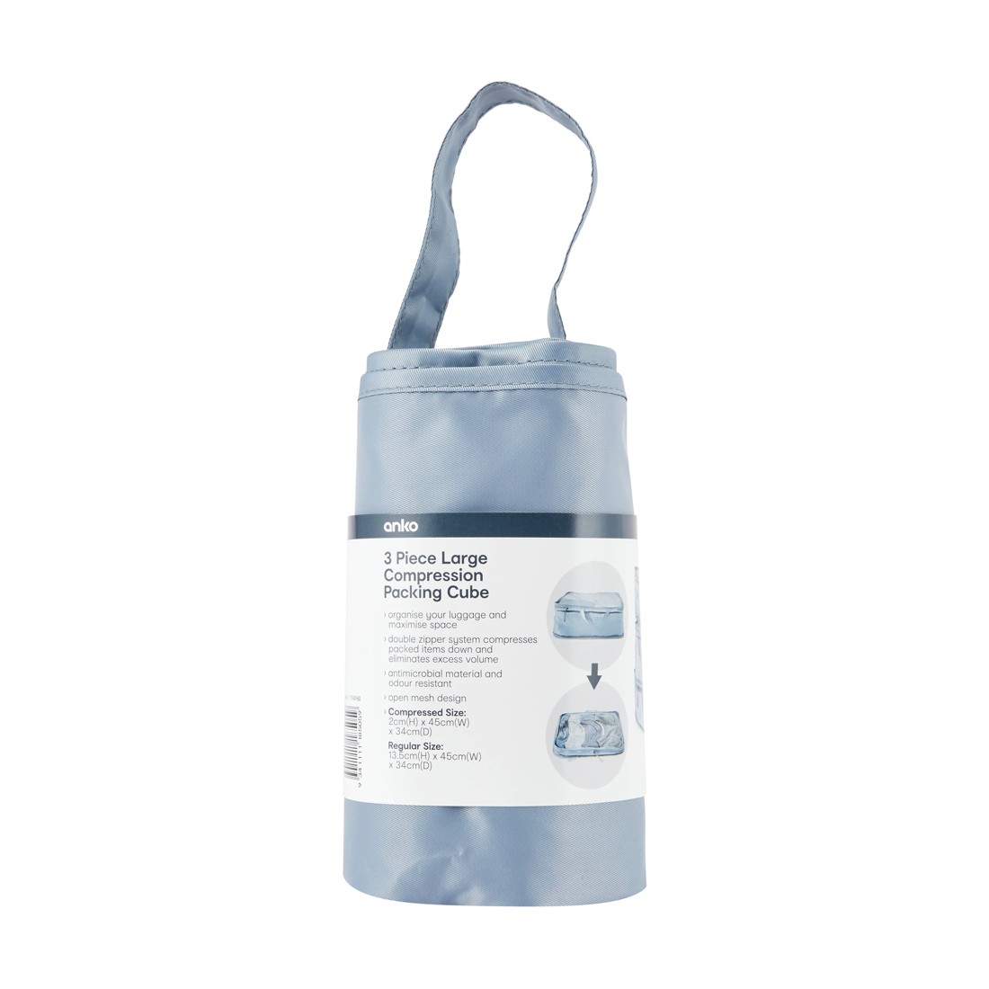 10 3 Piece Large Compression Packing Cubes, 10 of 10