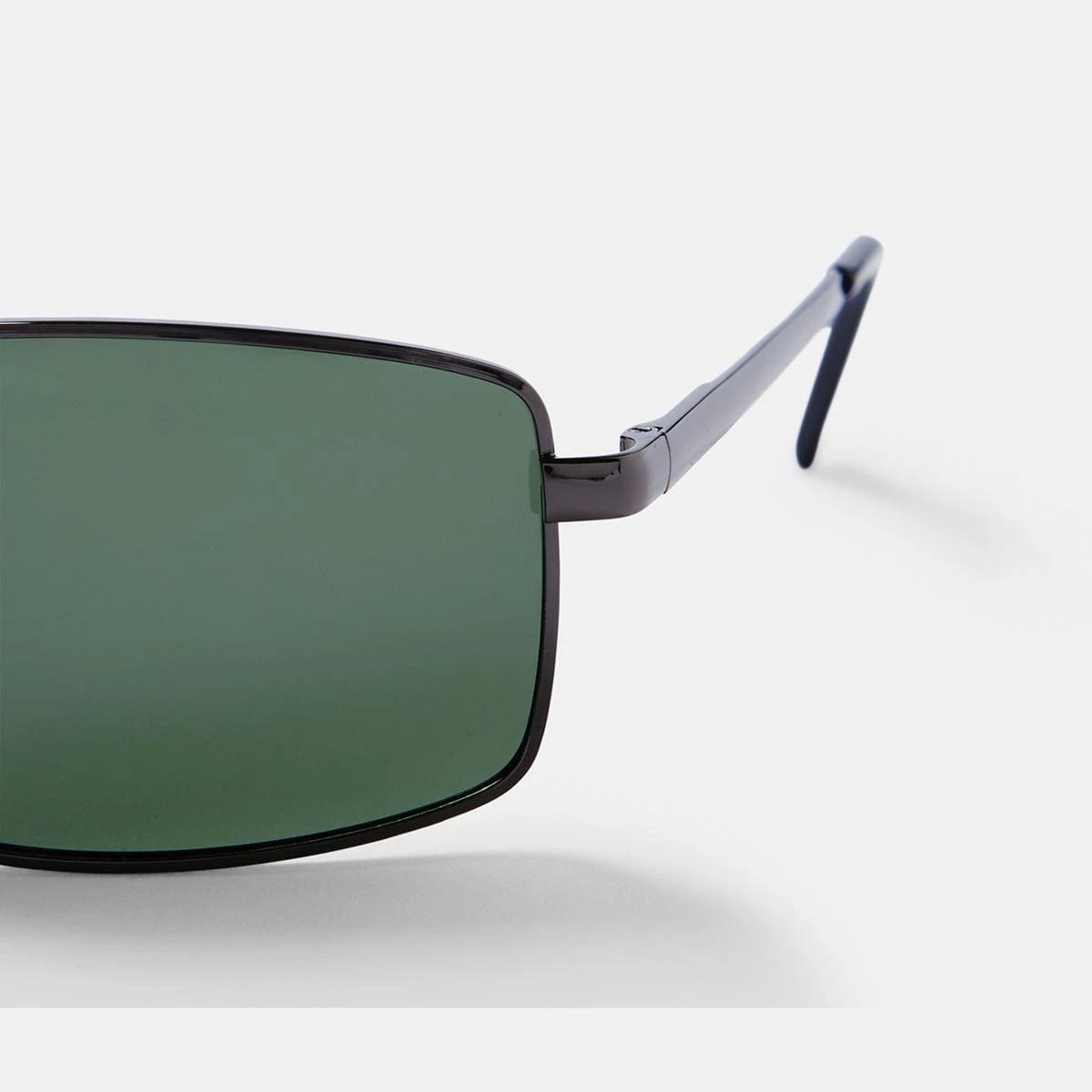 4 Classic Metal Frame Sunglasses BLACK, 4 of 6