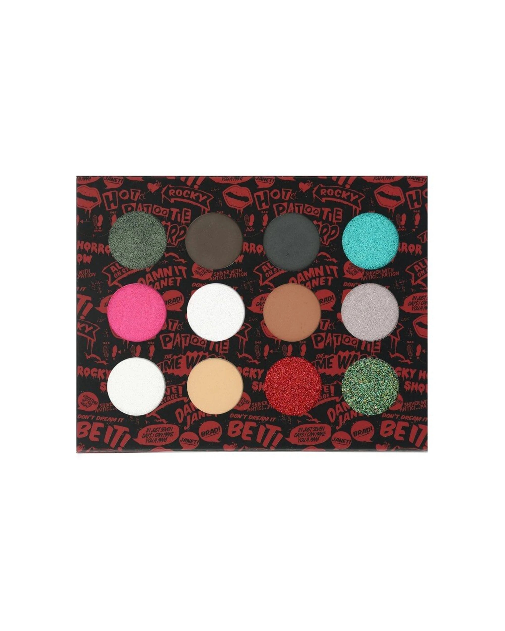 2 Rocky Horror Show 12pc Matte and Glitter Eyeshadow Makeup Palette 30g - Multi, 2 of 4