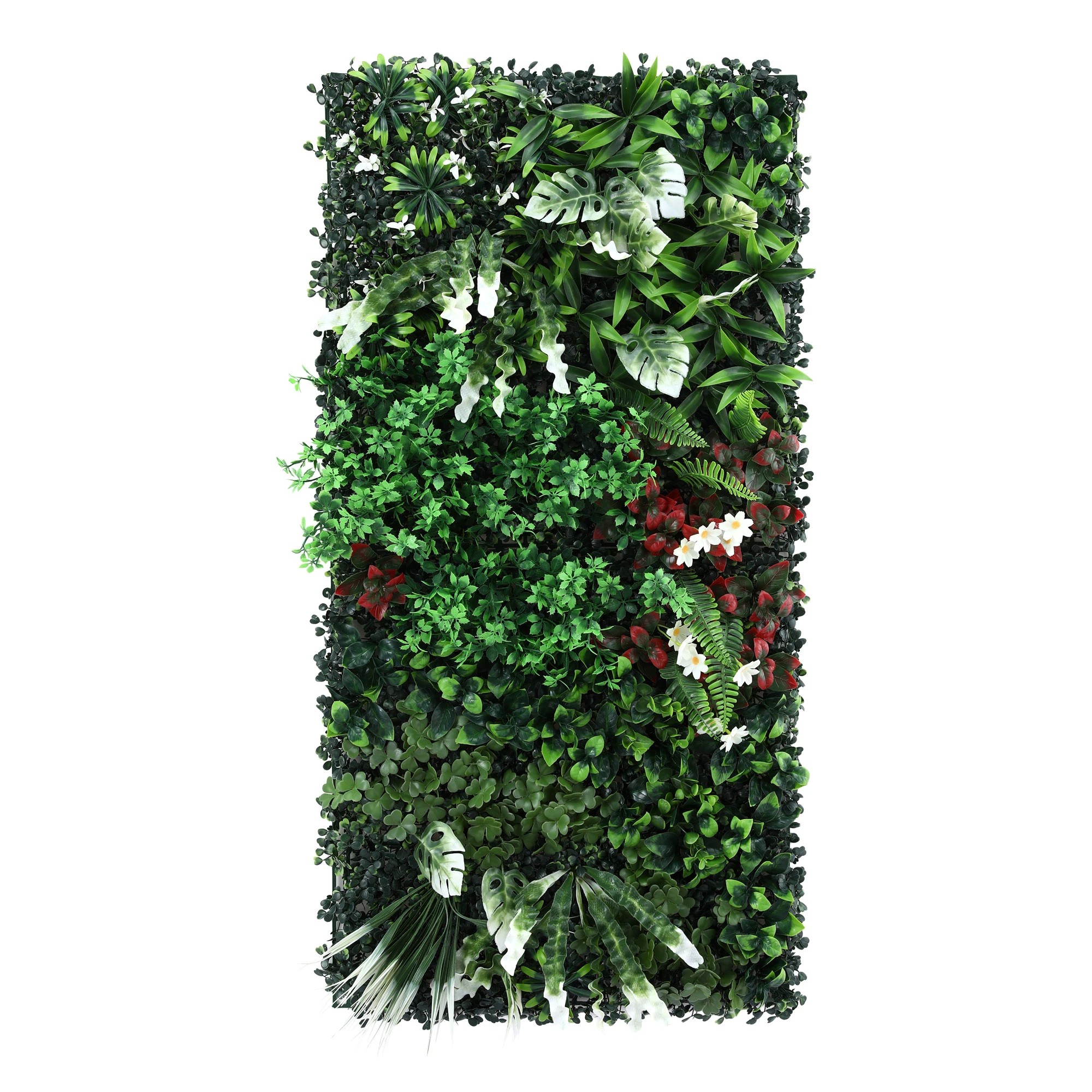 1 Gardeon Artificial Plant Wall Panels 50X100CM Boxwood Panel Hedge Grass Backdrop Green - Green, 1 of 2