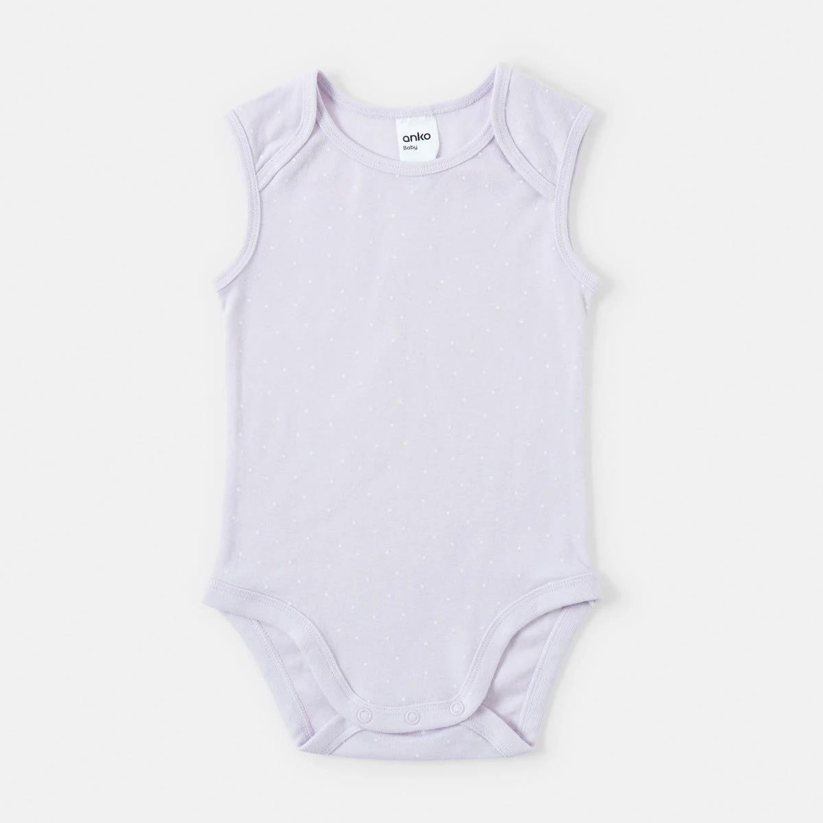 4 5 Pack Sleeveless Bodysuits Floral, 4 of 10