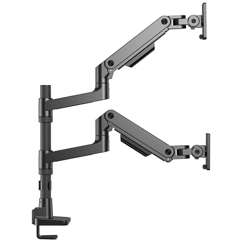 4 Brateck Heavy-Duty Pole-Mounted Dual Monitor Arm 17"-49", 4 of 6