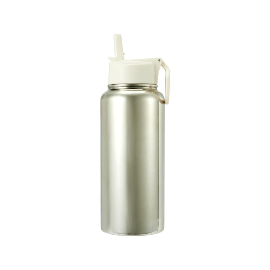 1 960ml Chrome Double Wall Insulated Cylinder Drink Bottle, 1 of 6