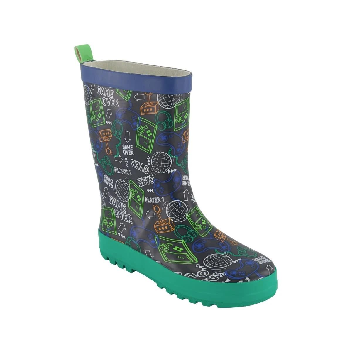 1 Senior All Over Print Rainboots Game Multi, 1 of 4